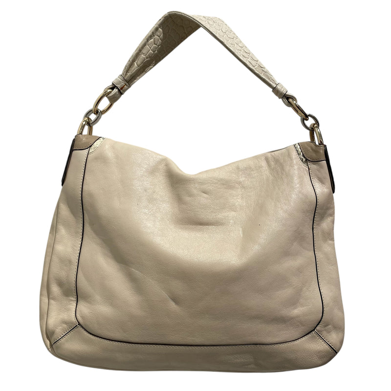 COACH/Hand Bag/Beige/Leather/16789