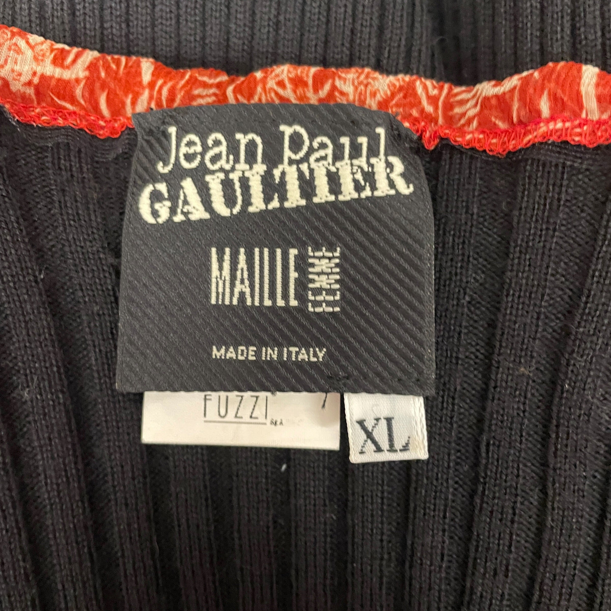 Jean Paul Gaultier/LS Shirt/XL/Cotton/GRY/RUFFLE DETAIL LONG SLEEVE view 3