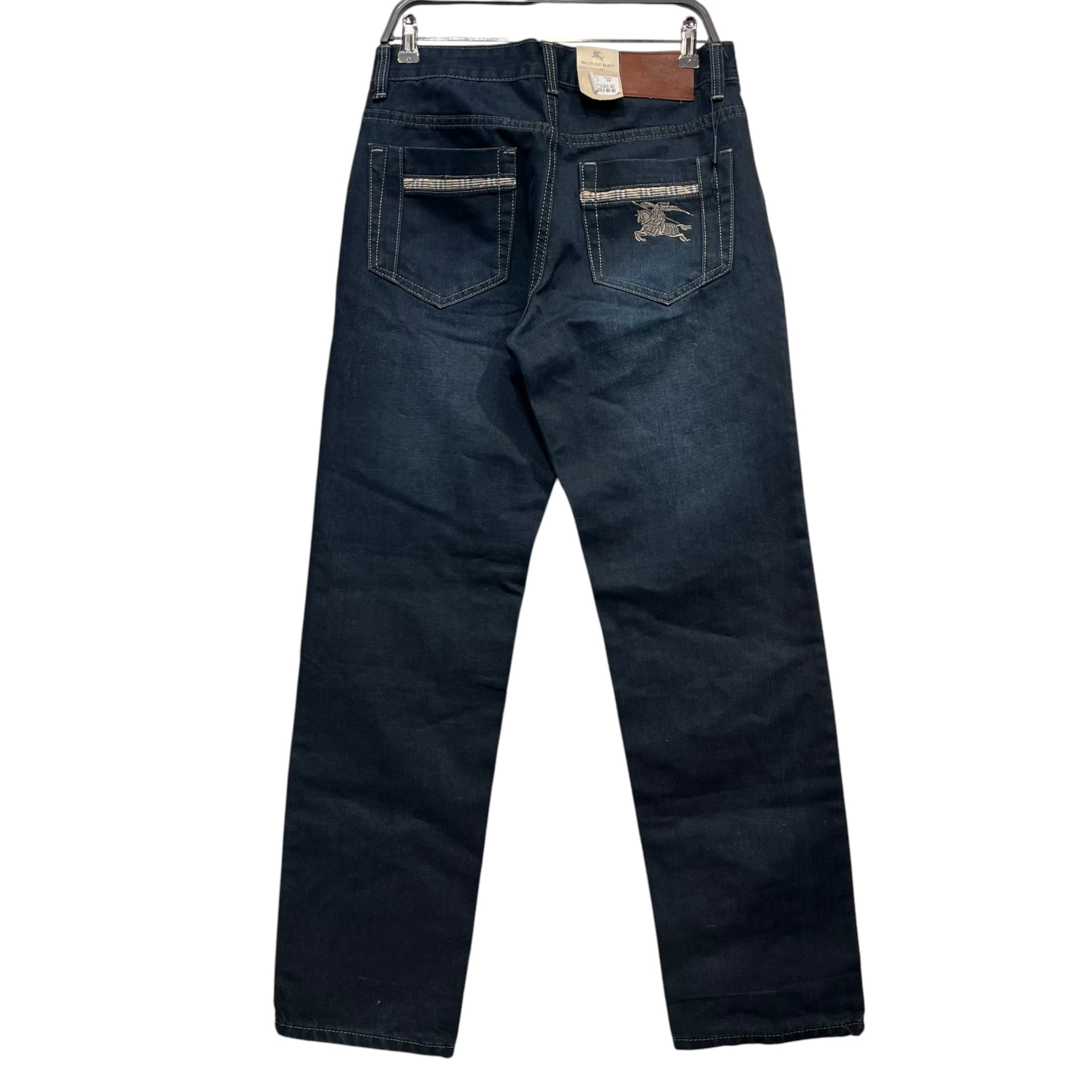 BURBERRY/Straight Pants/32/Denim/IDG/BACK POCKET EMBROIDERY view 2