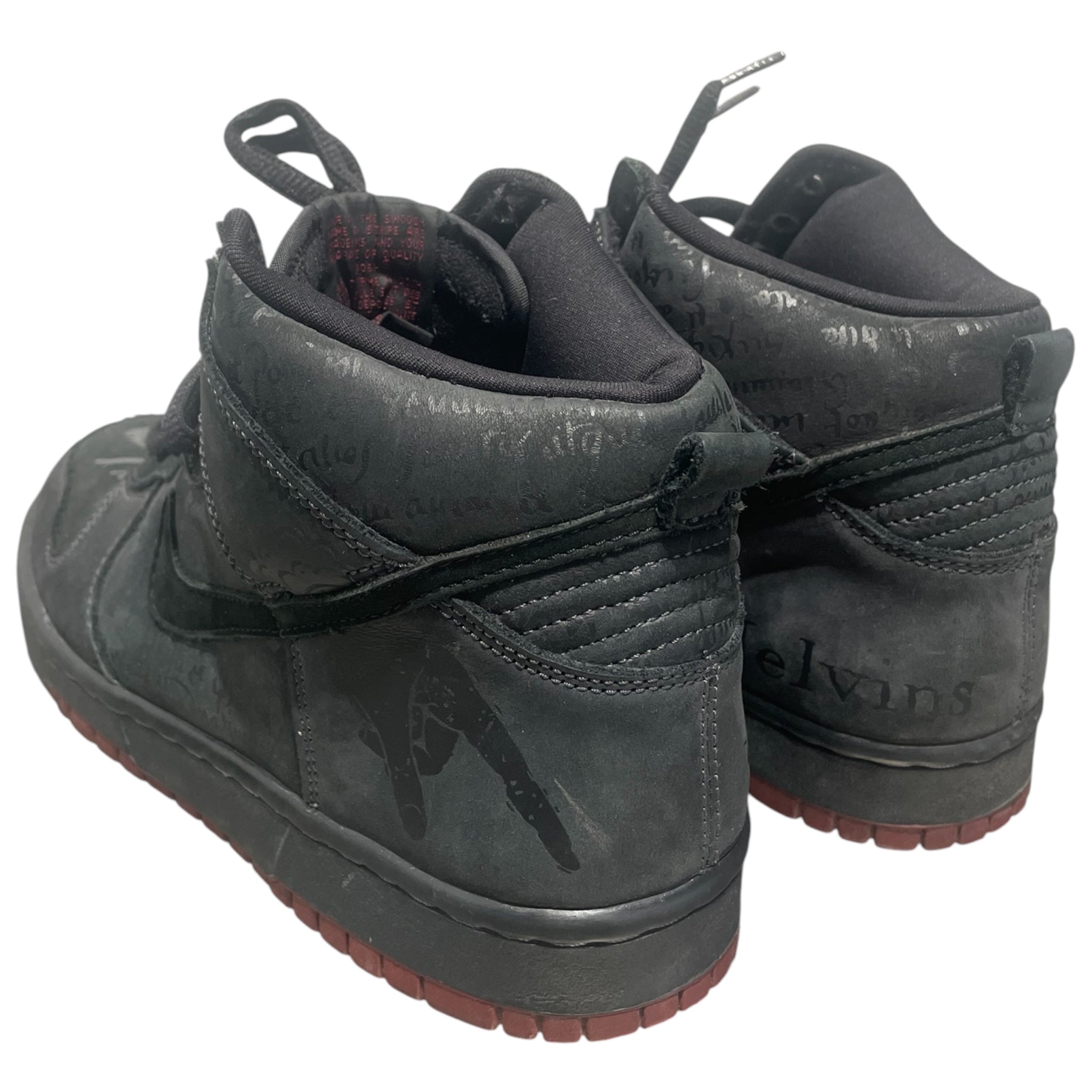 NIKE/Hi-Sneakers/US 8.5/BLK/melvins high sb view 2