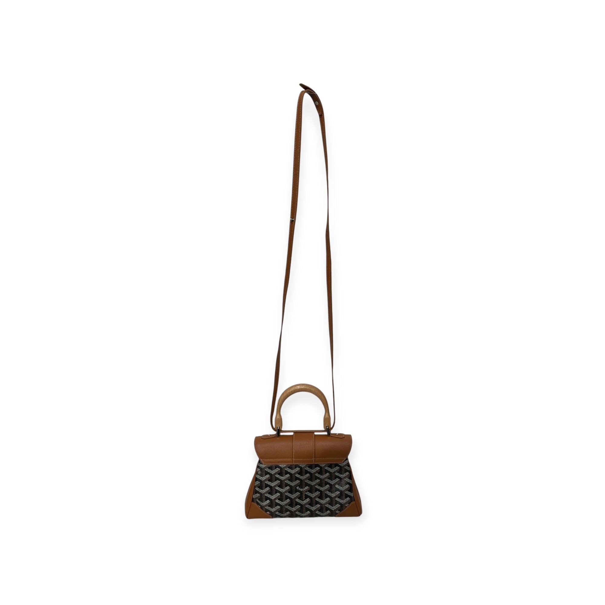 GOYARD/Hand Bag/Monogram/BRW/Mini Saigon view 2
