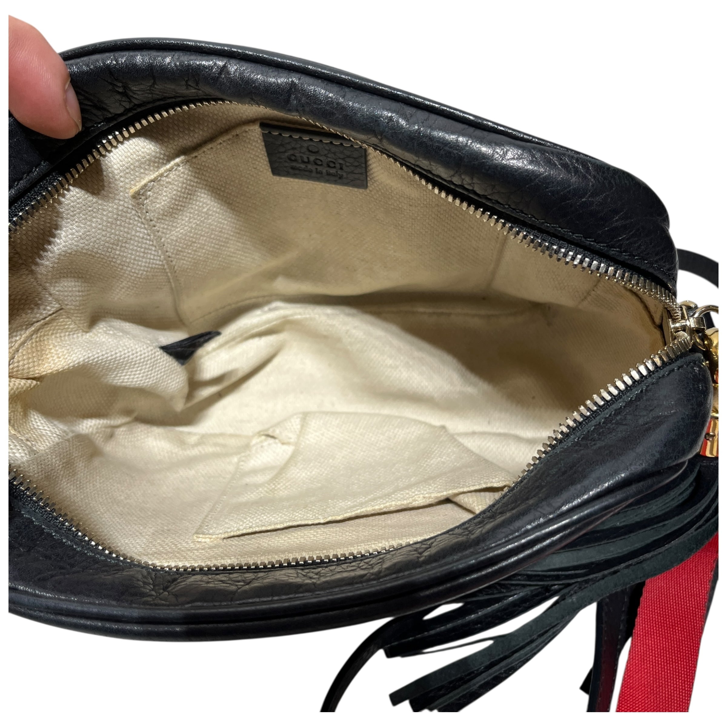 GUCCI/Cross Body Bag/Leather/BLK/SOHO DISCO view 5