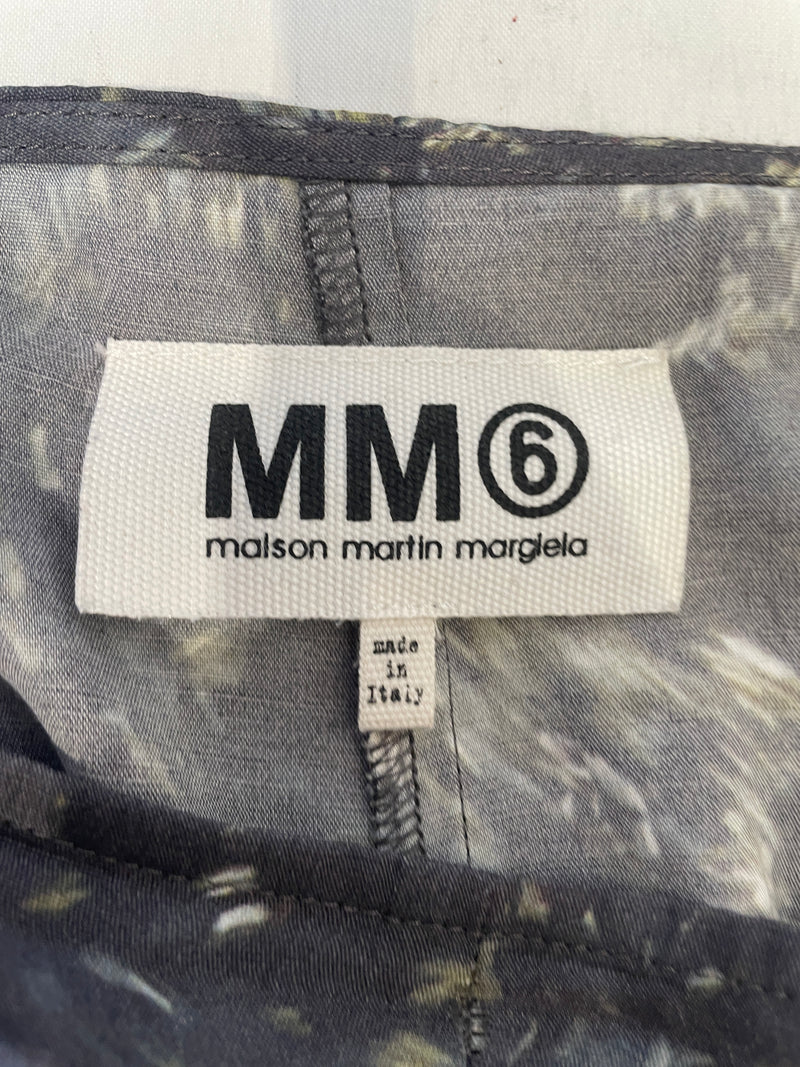 MM6/Skirt/All Over Print/Polyester/GRY/