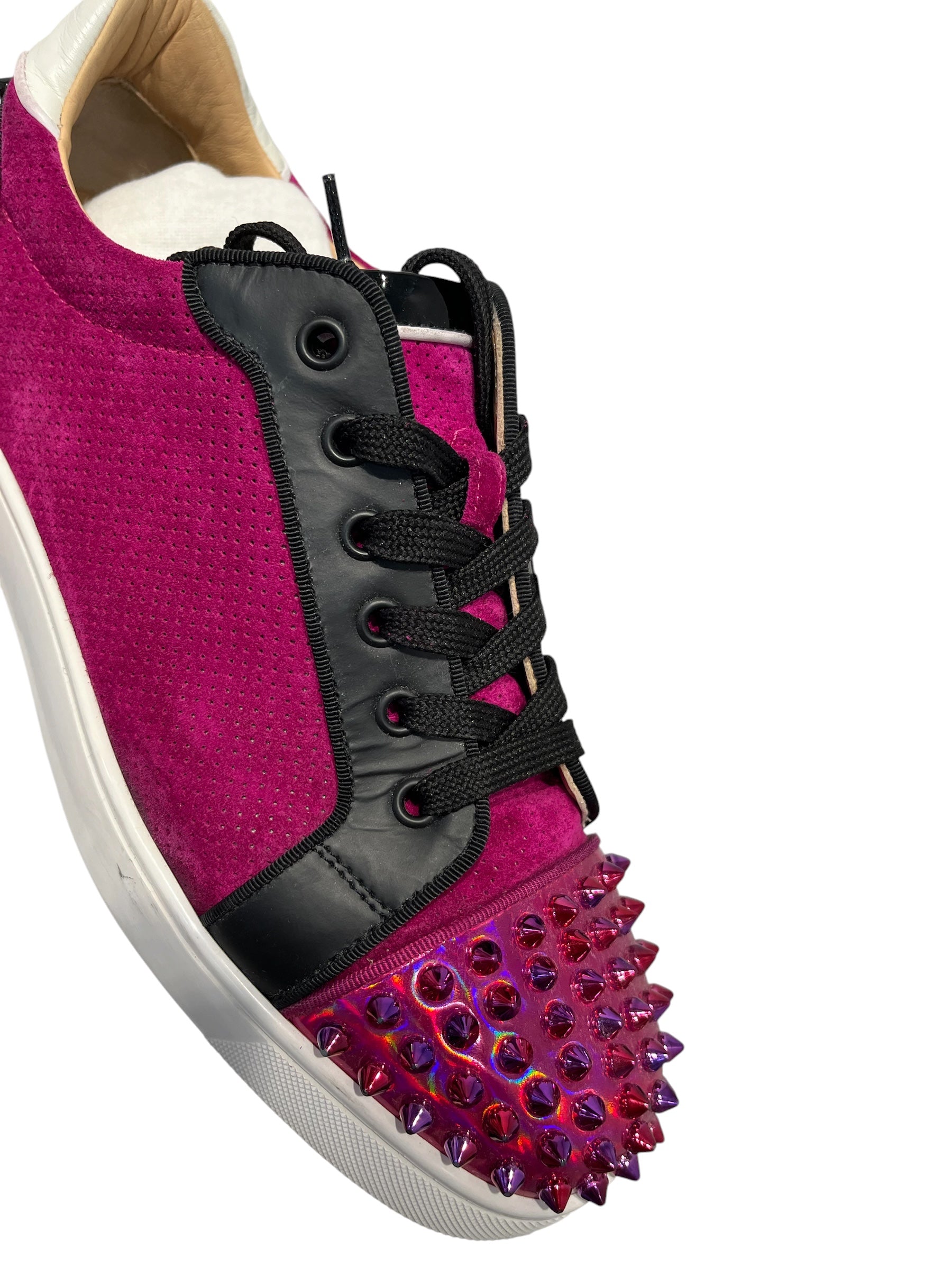Christian Louboutin/Low-Sneakers/EU 41/Leather/PPL/ view 4