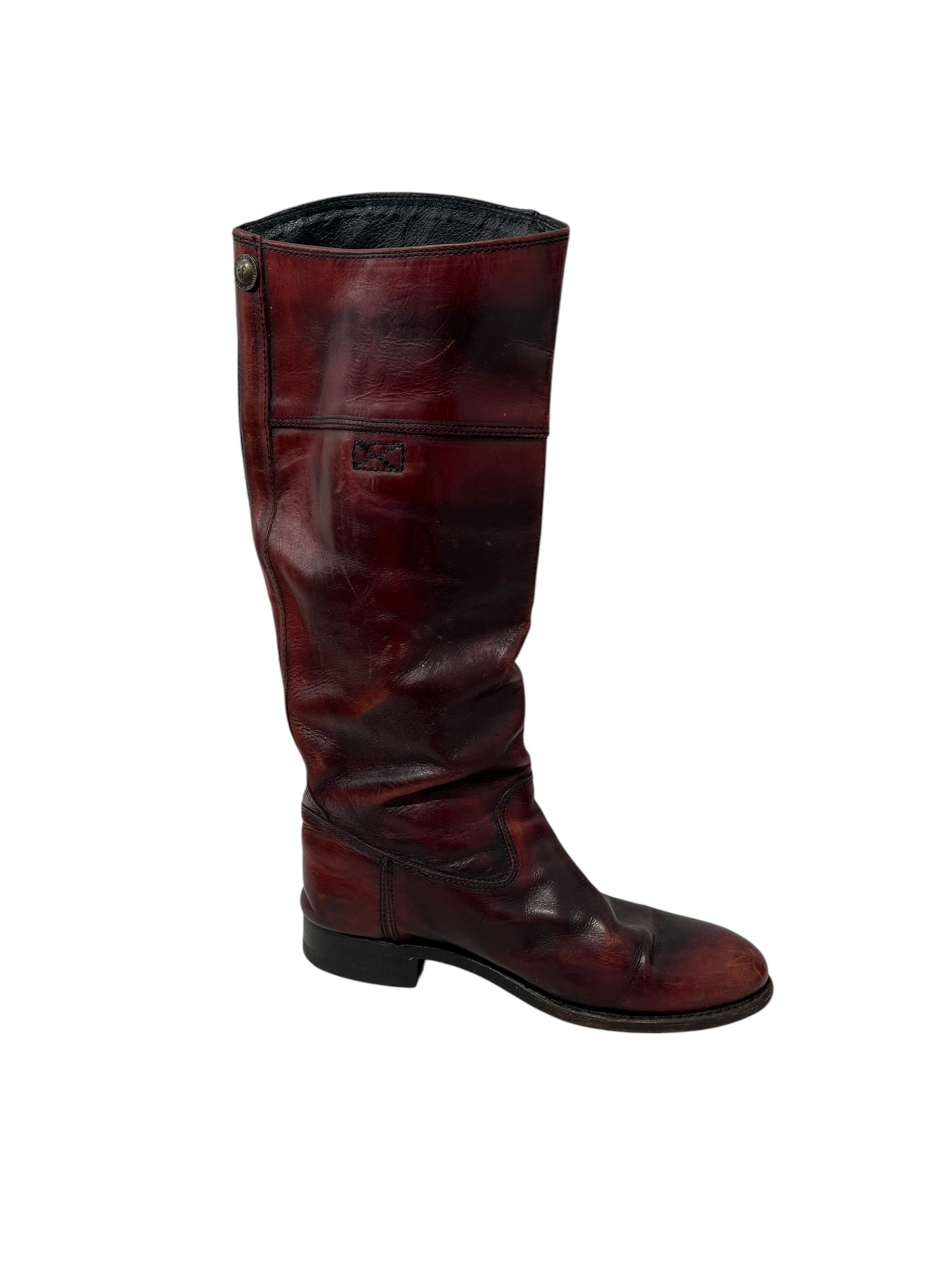 FRYE/Long Boots/US 10/Leather/BRD/RDING BOOT/ WASHED OUT RED view 4