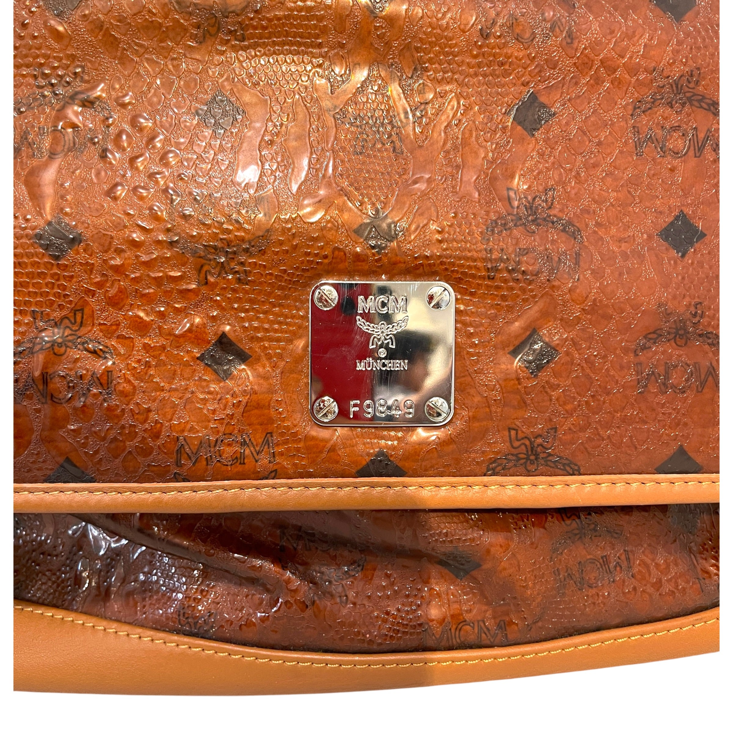 MCM/Bag/Monogram/Leather/BRW/MOnogram Messnger BAg view 2