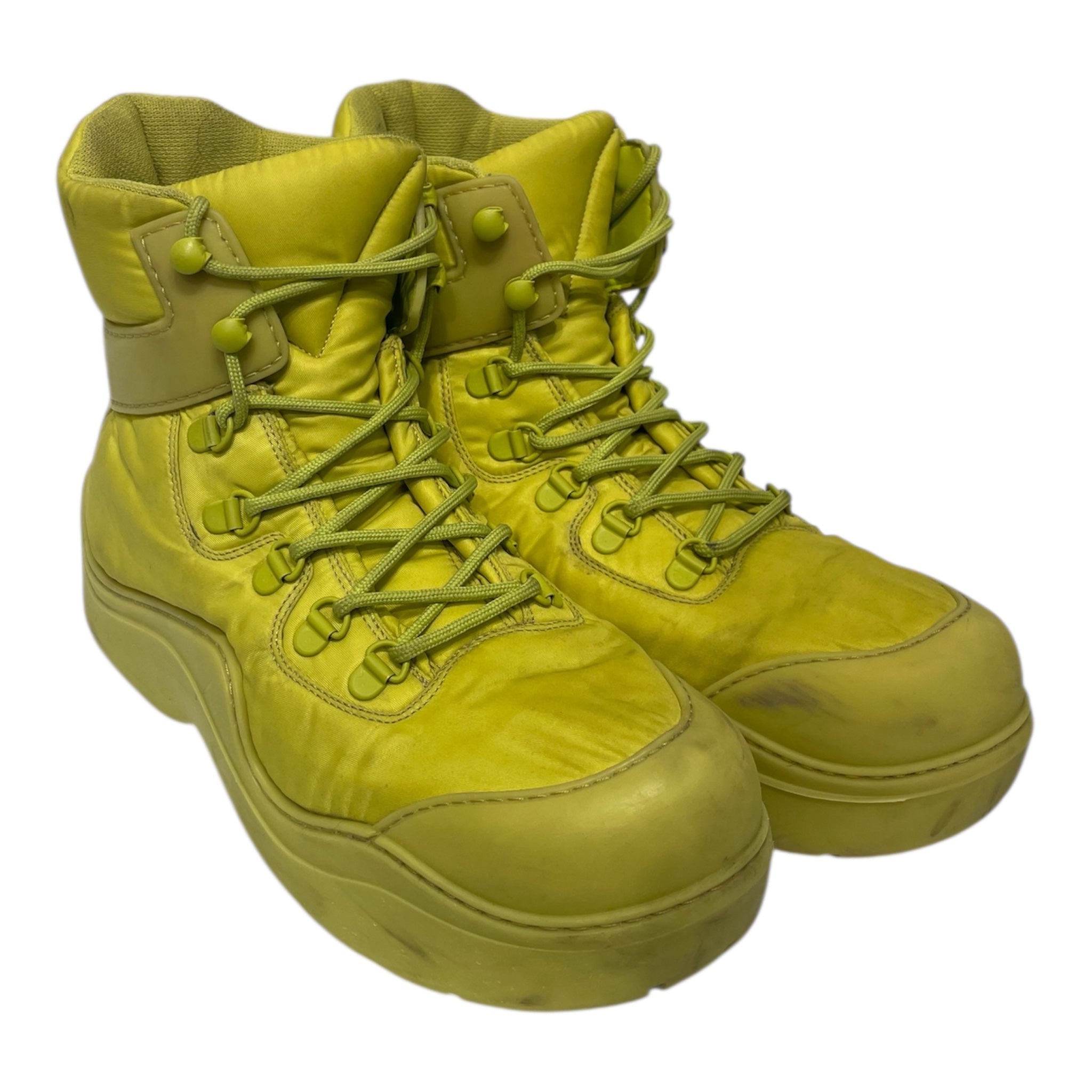 BOTTEGA VENETA/Boots/US 7/Nylon/YEL/PUDDLE BOMBER view 1