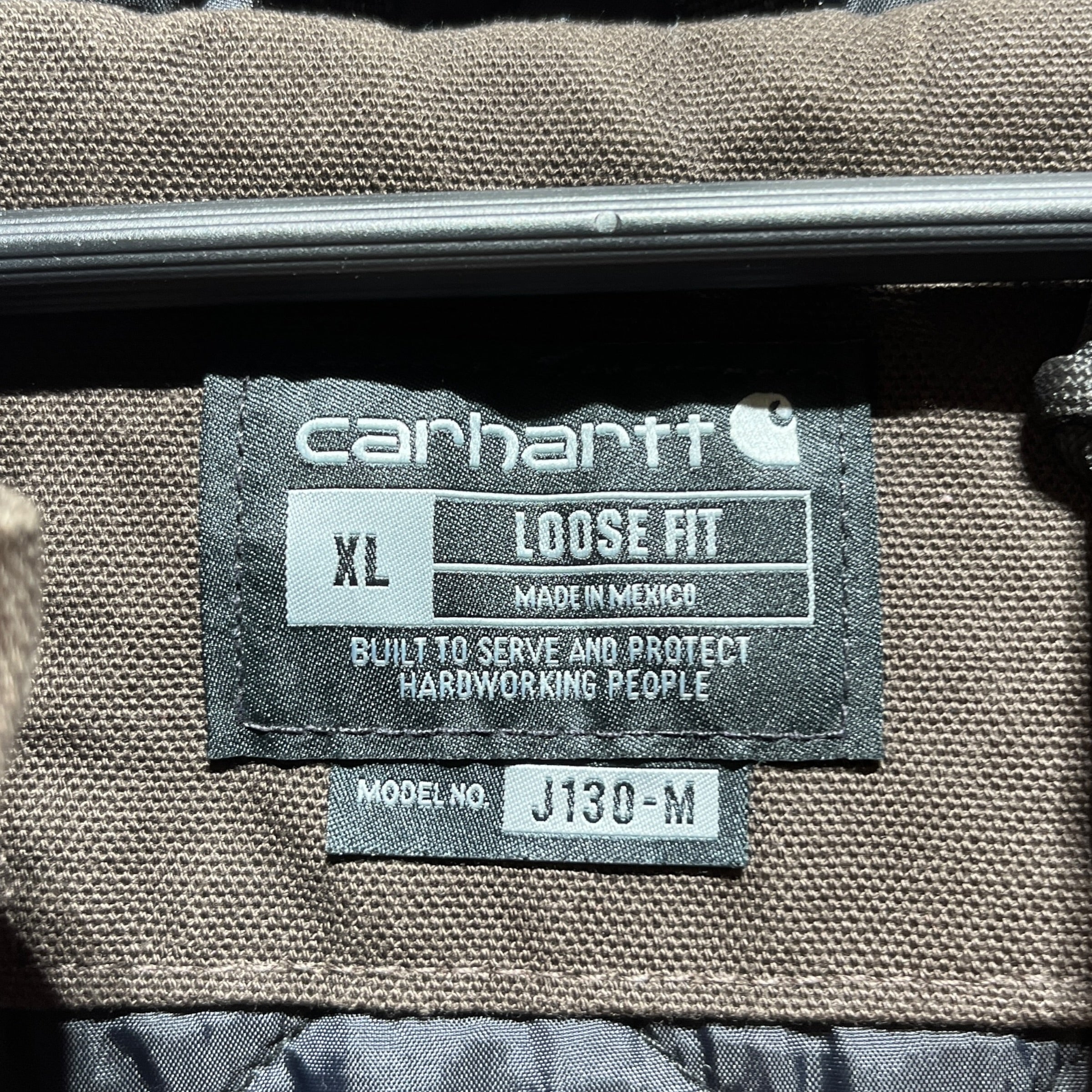 Carhartt/Jacket/XL/Cotton/BRW/Hooded Work Jacket view 3
