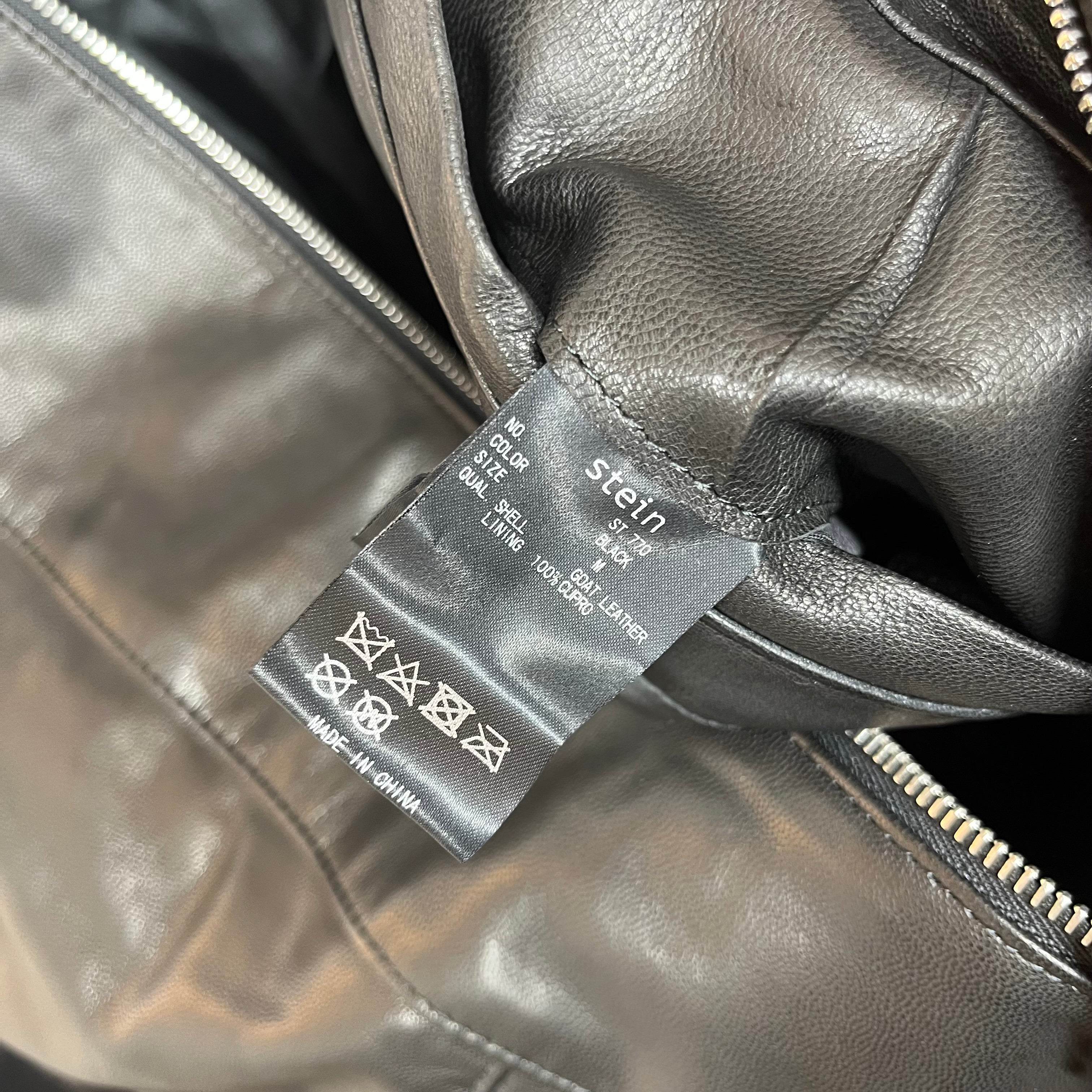 ssstein(stein)/Leather Jkt/M/Goat Leather/BLK/CONVERTIBLE LEATHER JKT view 4