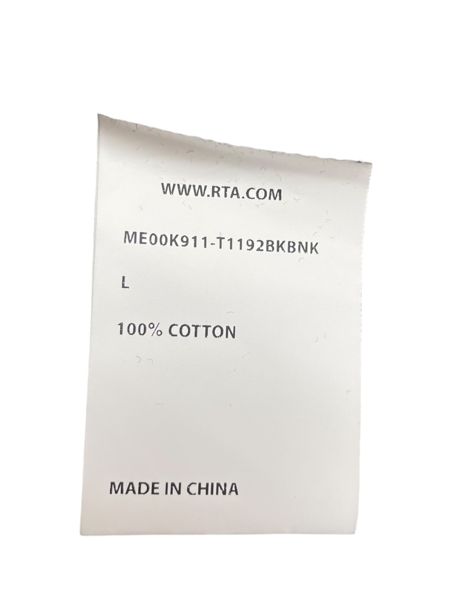 RtA/T-Shirt/L/Cotton/BLK/NO STRINGS NYFW S26 view 5