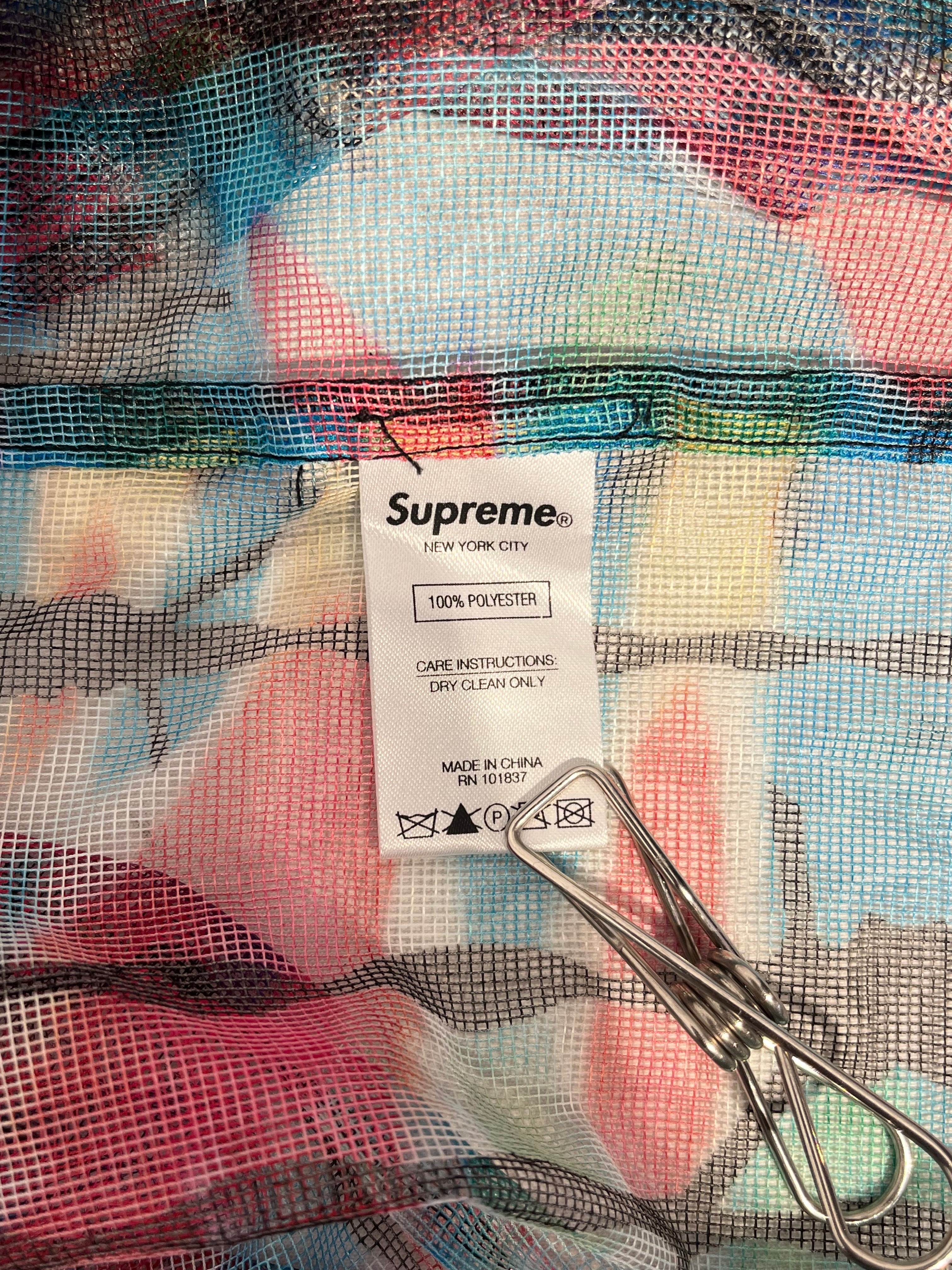 Supreme/South2 West8(S2W8)/Jacket/L/Polyester/MLT/All Over Print/BUSH PARKA BARBED WIRE ZIP UP view 4