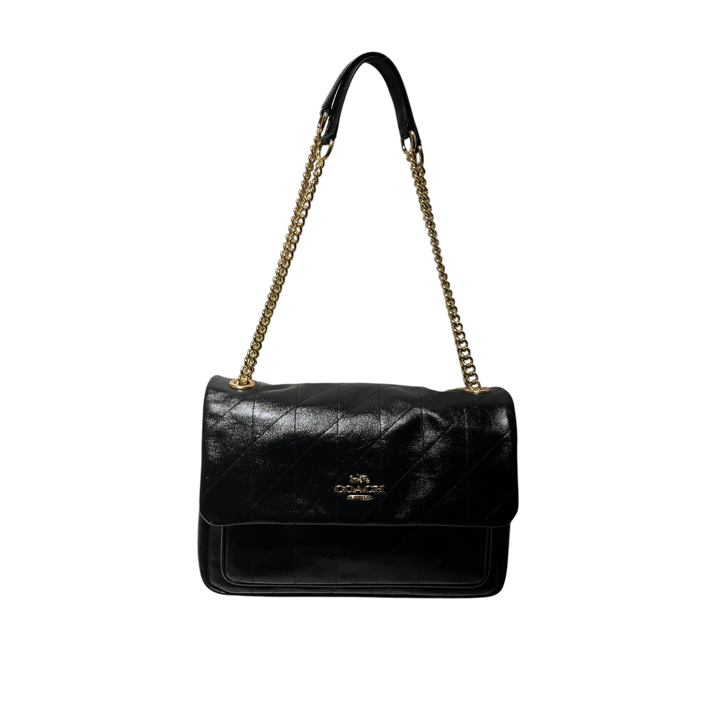 COACH/Bag/Leather/BLK/elodie bag view 1
