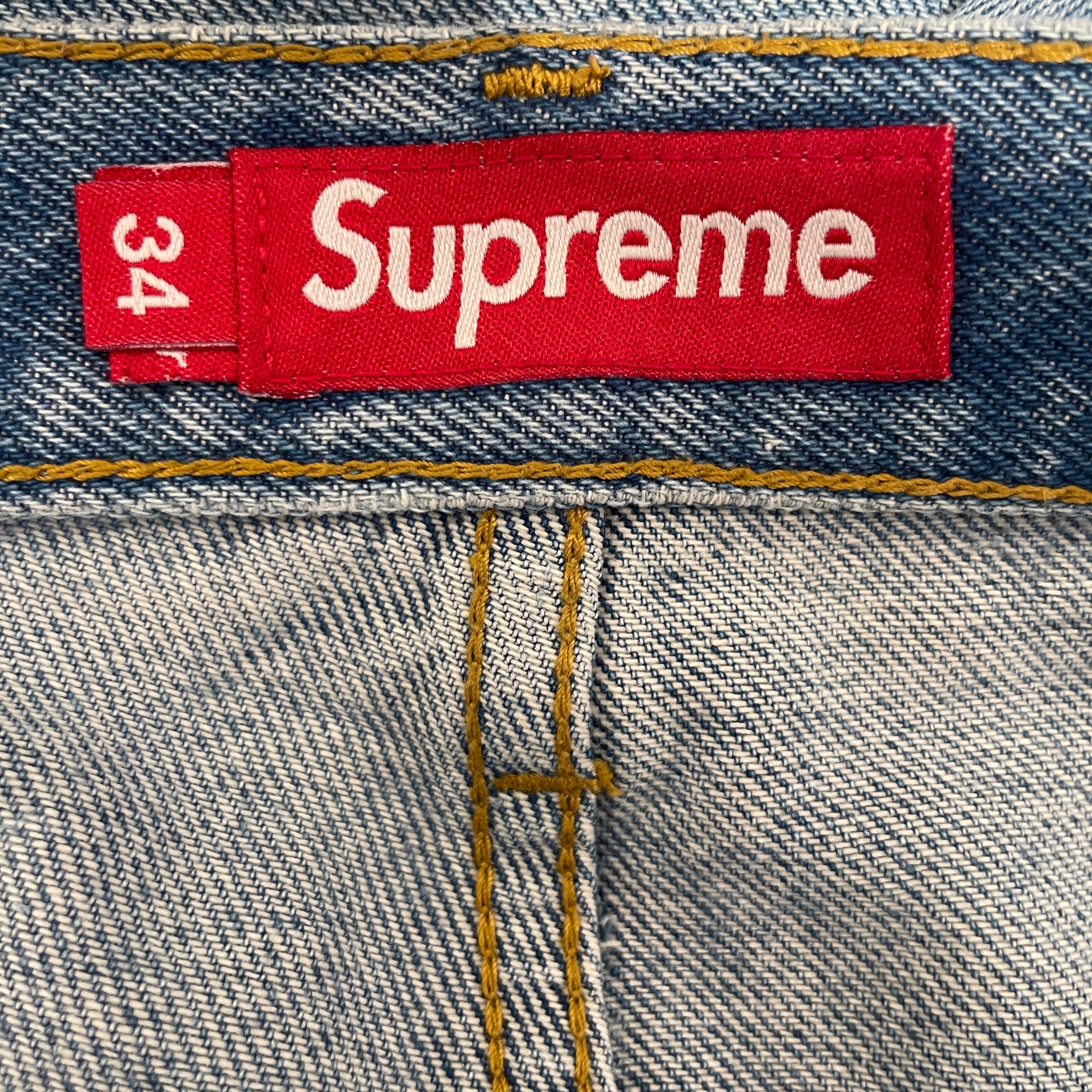 Supreme/Straight Pants/34/Denim/IDG/Basic jean view 3