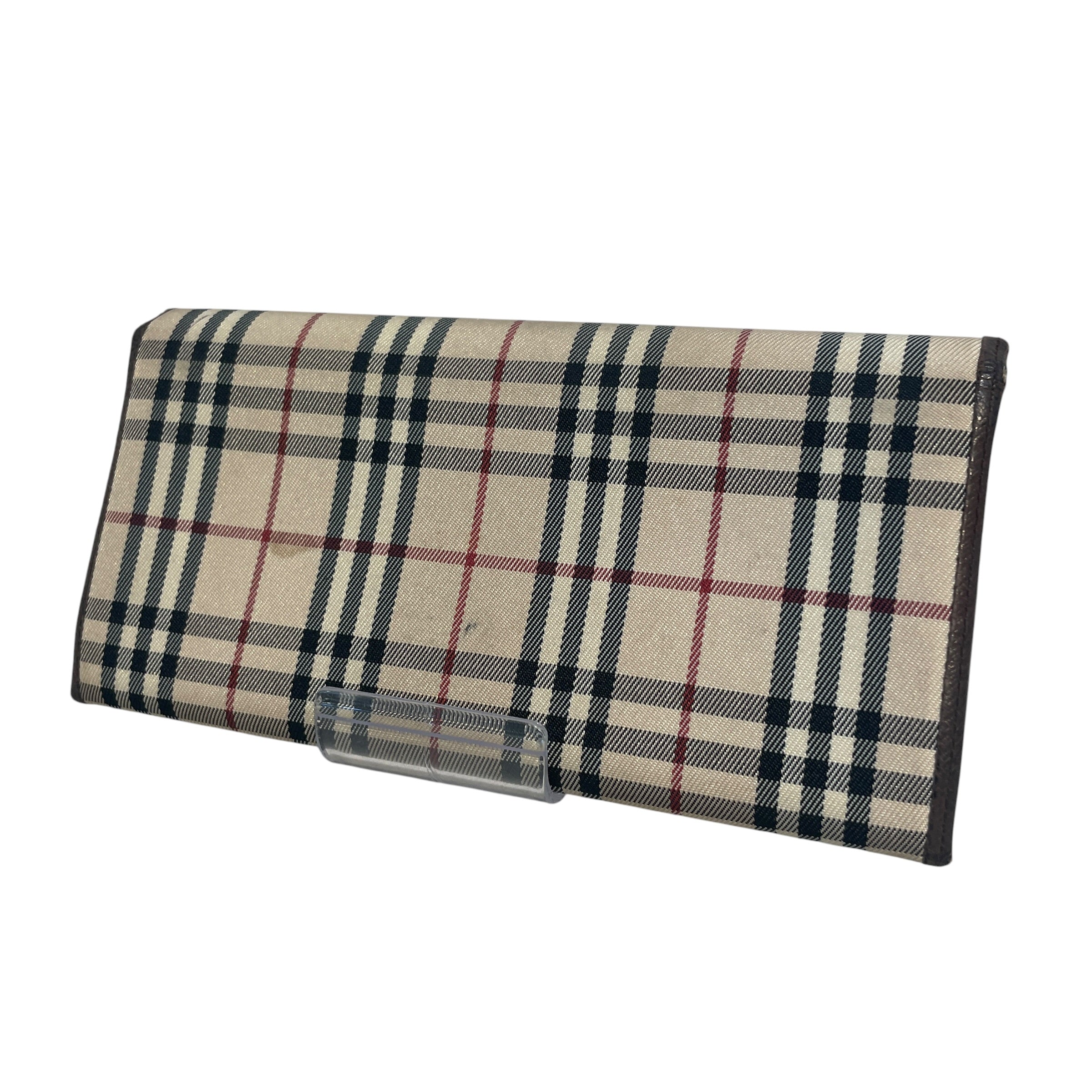 BURBERRY/Long Wallet/Leather/BRW/L's/Burberry Plaid Wallet view 2