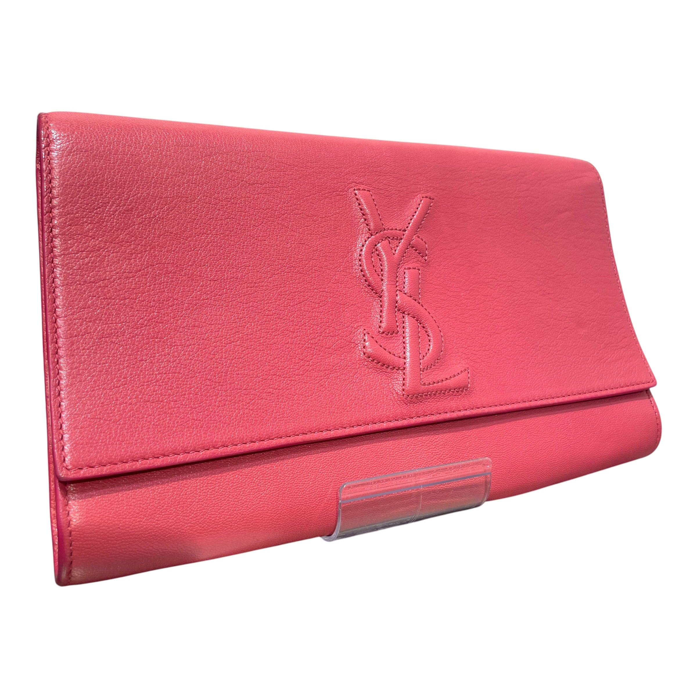 YVES SAINT LAURENT/Clutch Bag/Leather/PNK/Belle de Jour Large Clutch view 1