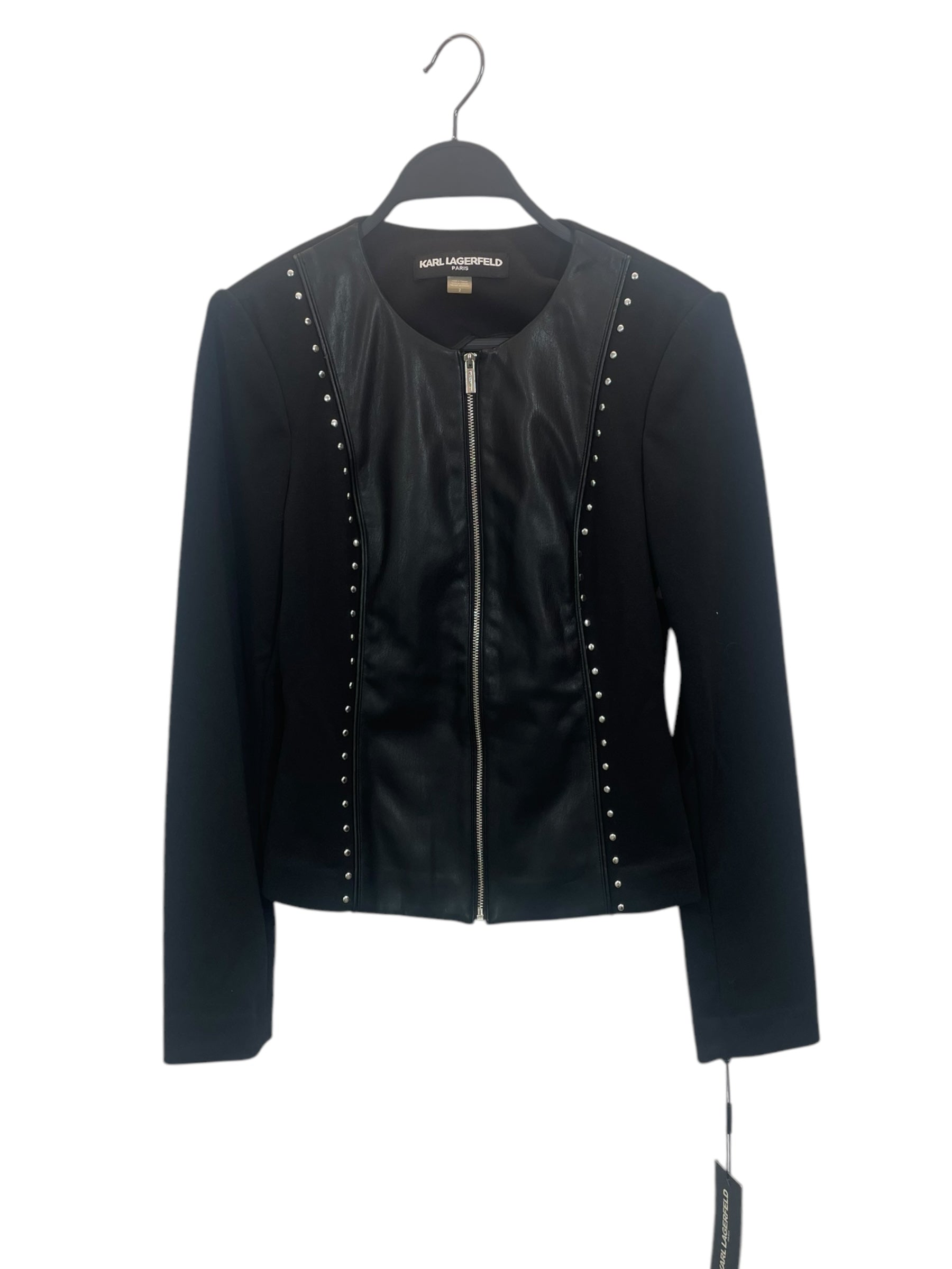 KARL LAGERFELD/Tailored Jkt/2/Polyester/BLK/0907G68JP045 NOI view 1