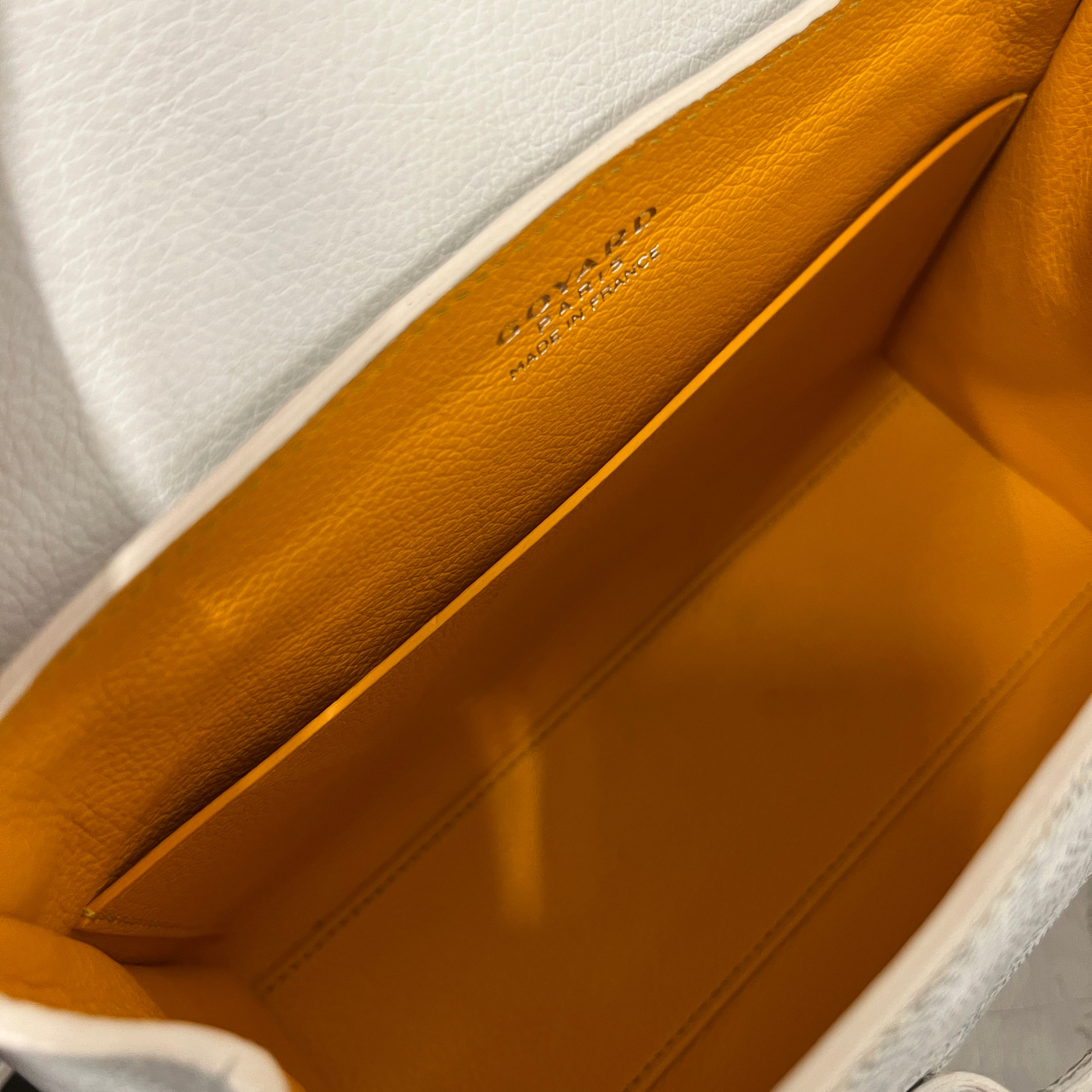 GOYARD/Cross Body Bag/XS/Monogram/Leather/WHT/MINI SAIGON CROSSBODY BAG view 6