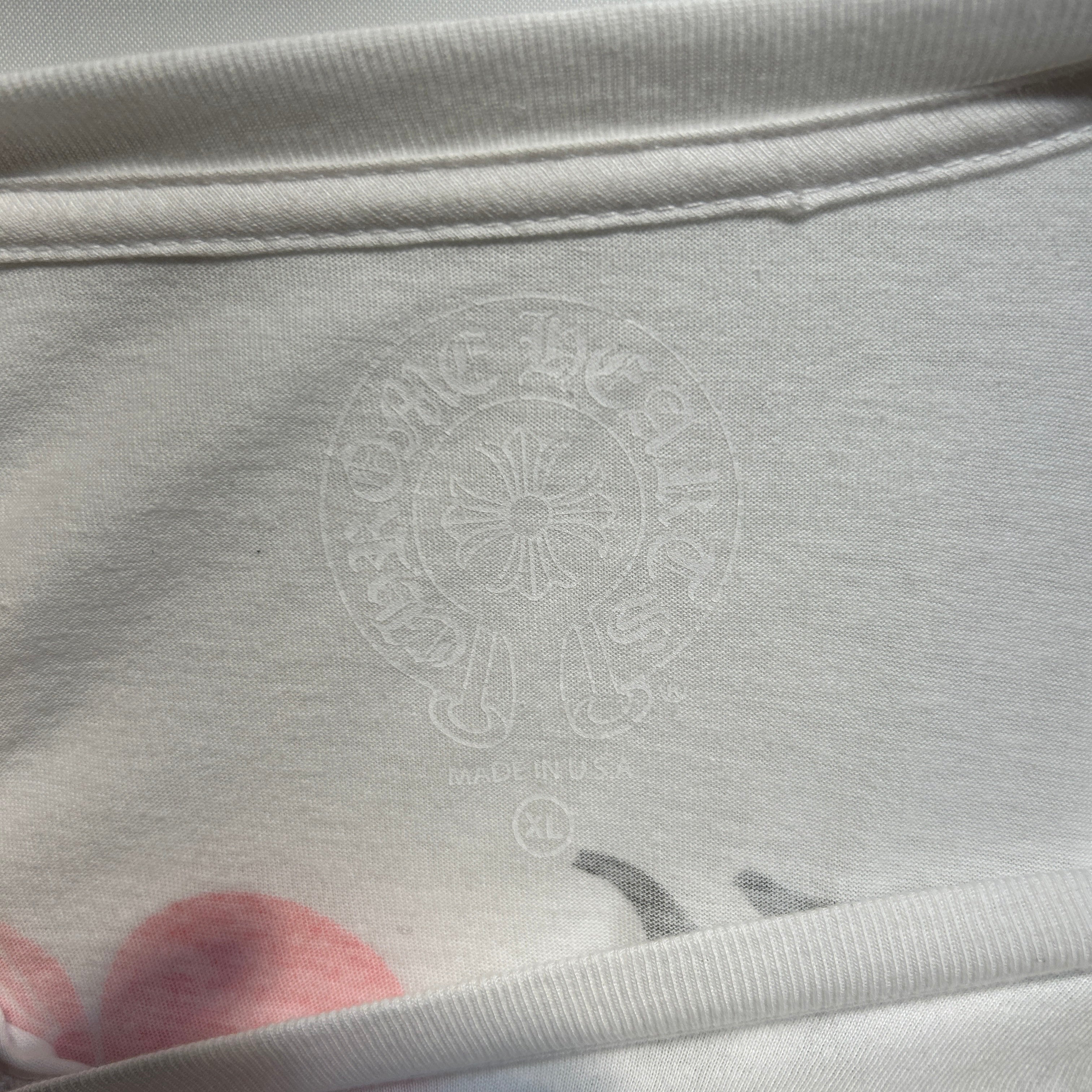 CHROME HEARTS/LS T-Shirt/XL/Cotton/WHT/I Love (red heart) NY view 3