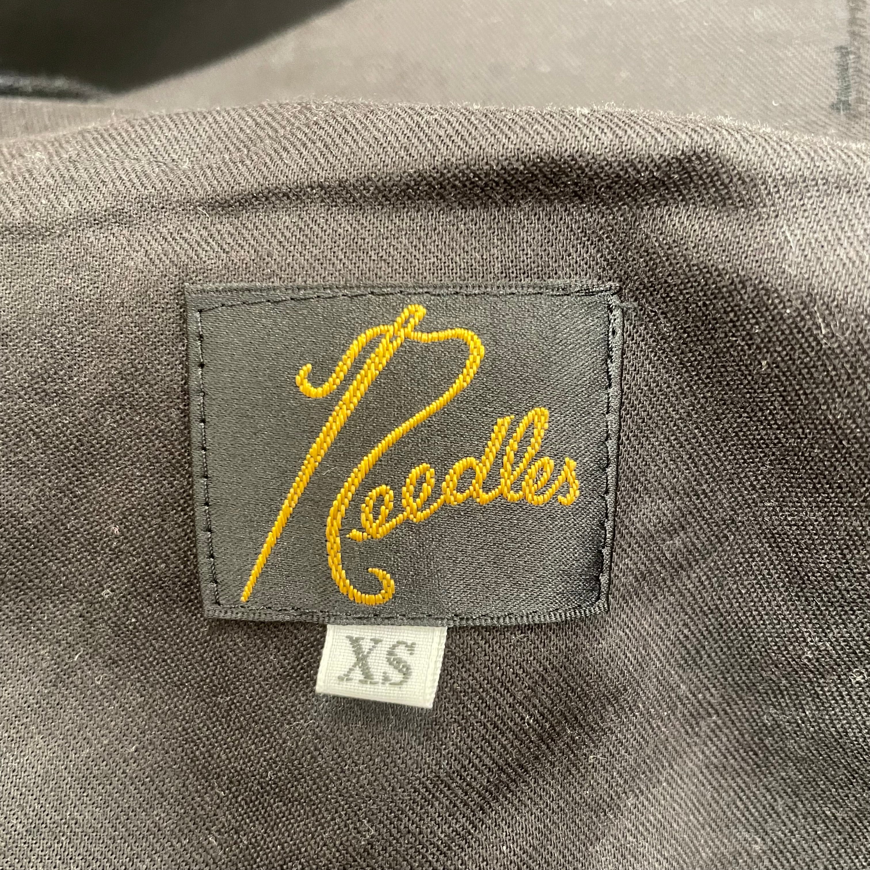 Needles/Bootcut Pants/XS/Polyester/BLK/POINTY POCKET YLLW STICTH view 3