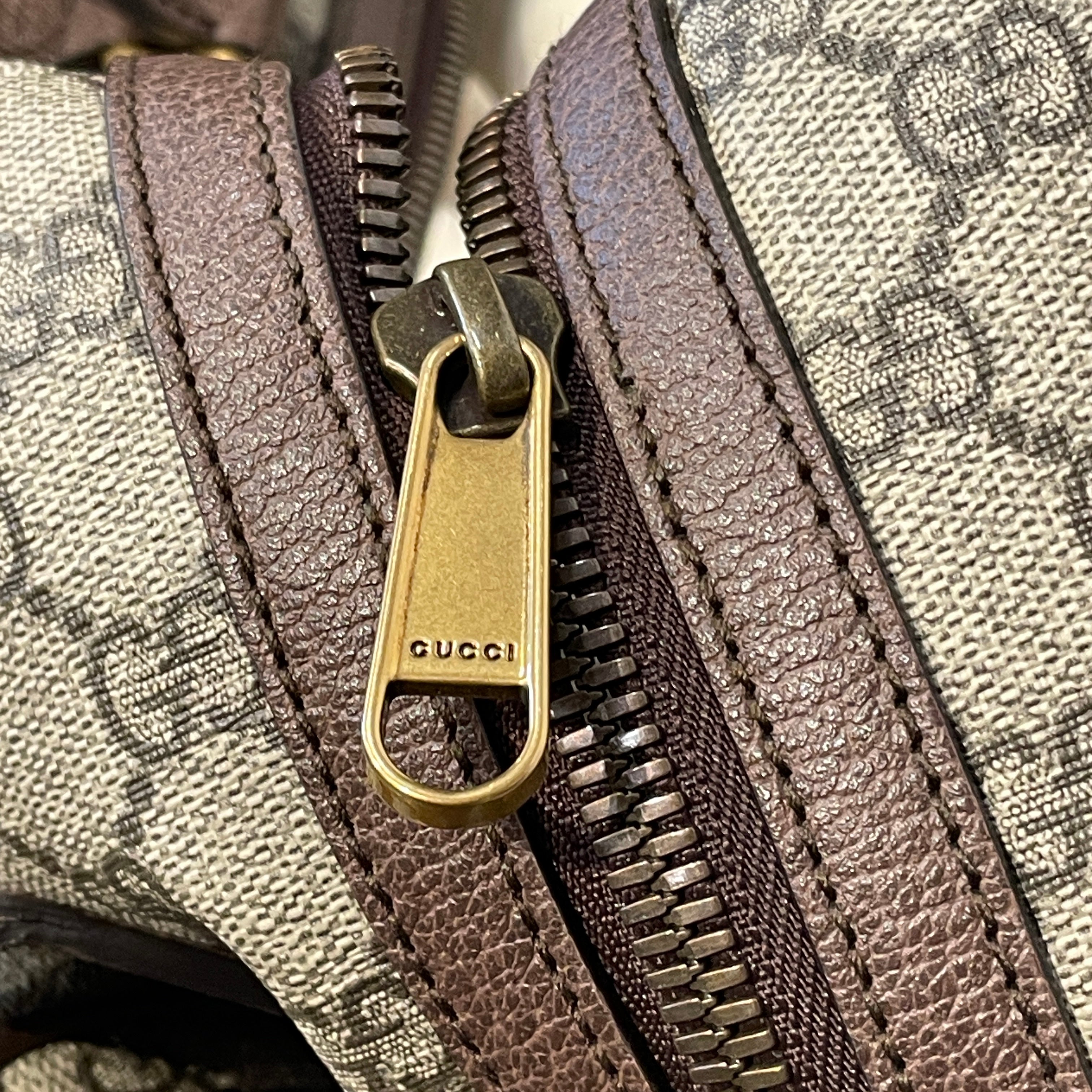 GUCCI/Luggage/Monogram/BRW/SUPREME CANVAS SAVOY DUFFLE view 8