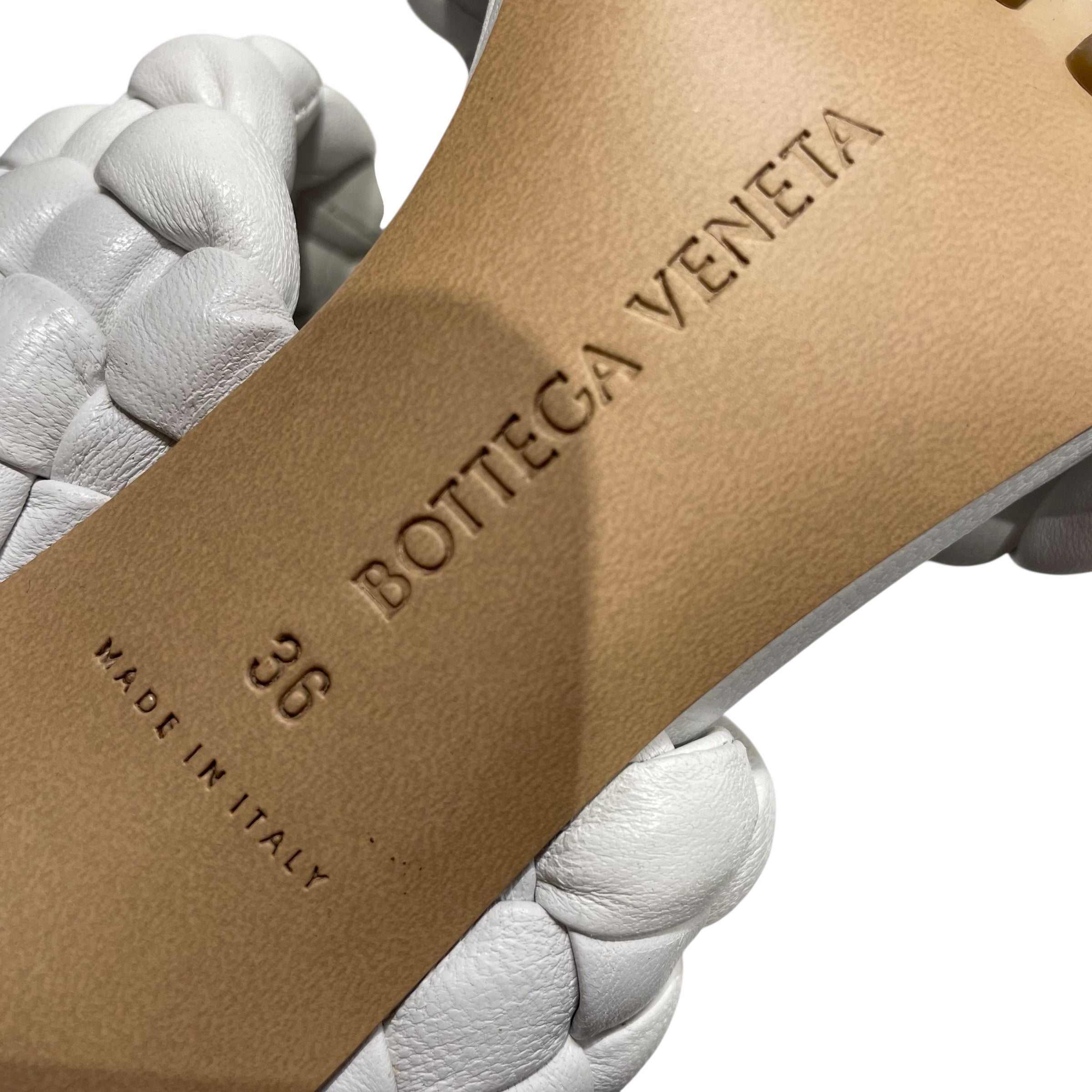 BOTTEGA VENETA/Heels/EU 36/Leather/WHT/BRAIDED TWIST BANDS view 6