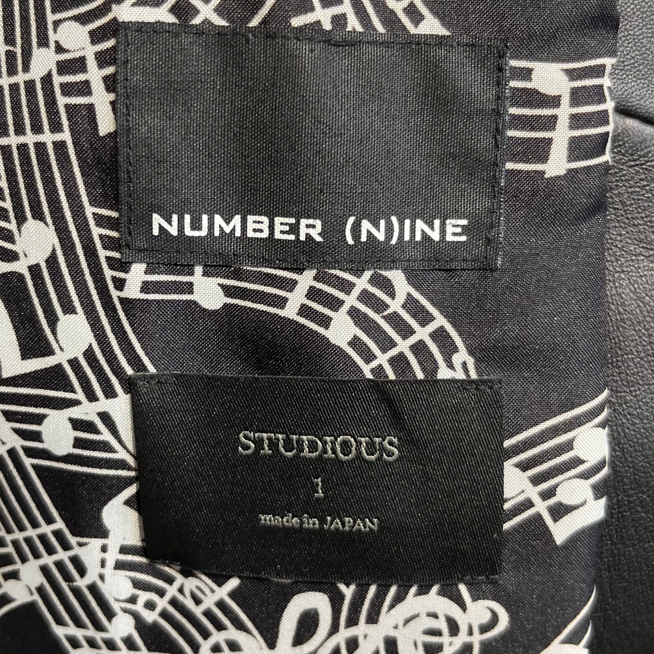 NUMBER (N)INE/Leather Jkt/S/Leather/BLK/ view 3