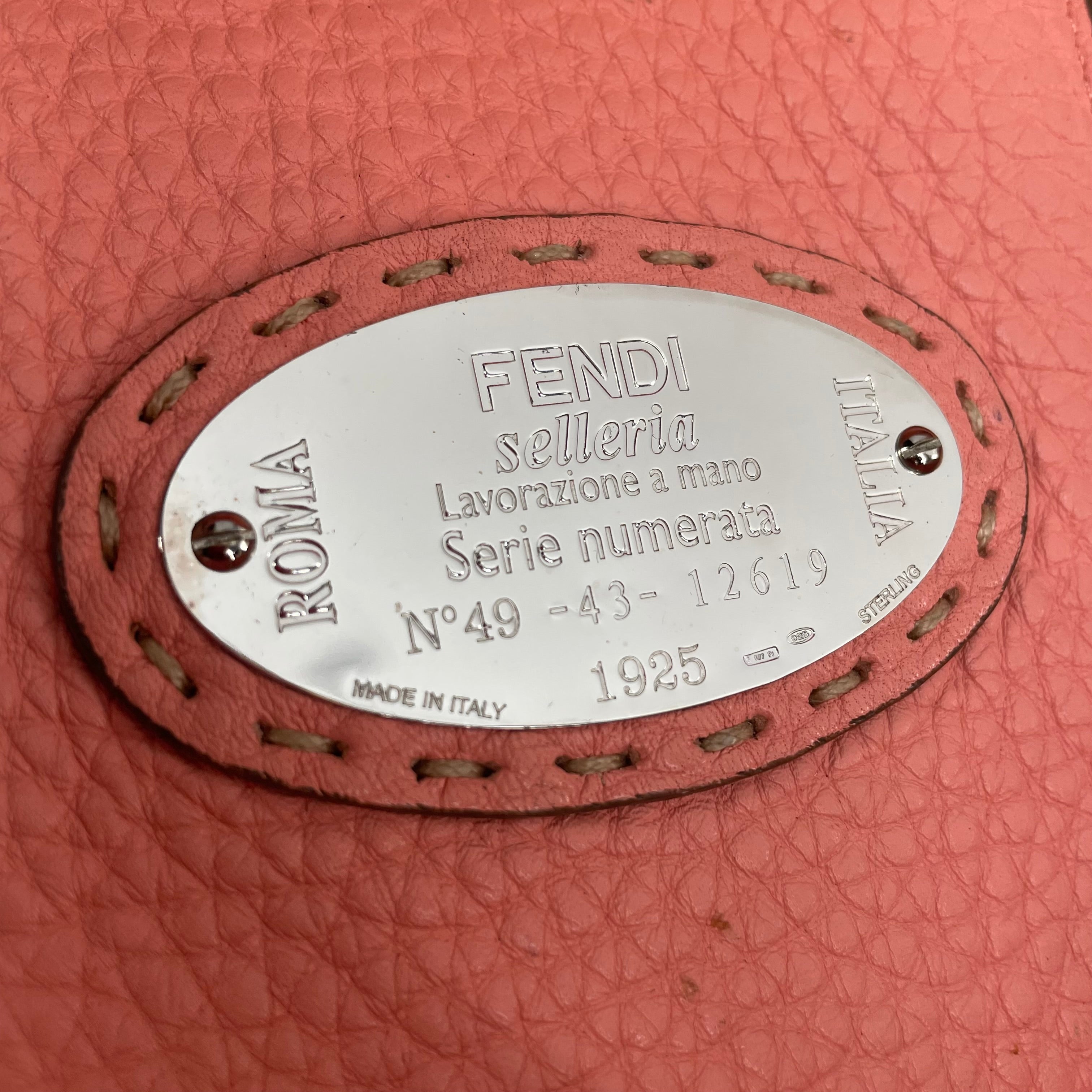 FENDI/Tote Bag/Leather/PNK/PINK INTERIOR SELLERIA view 5