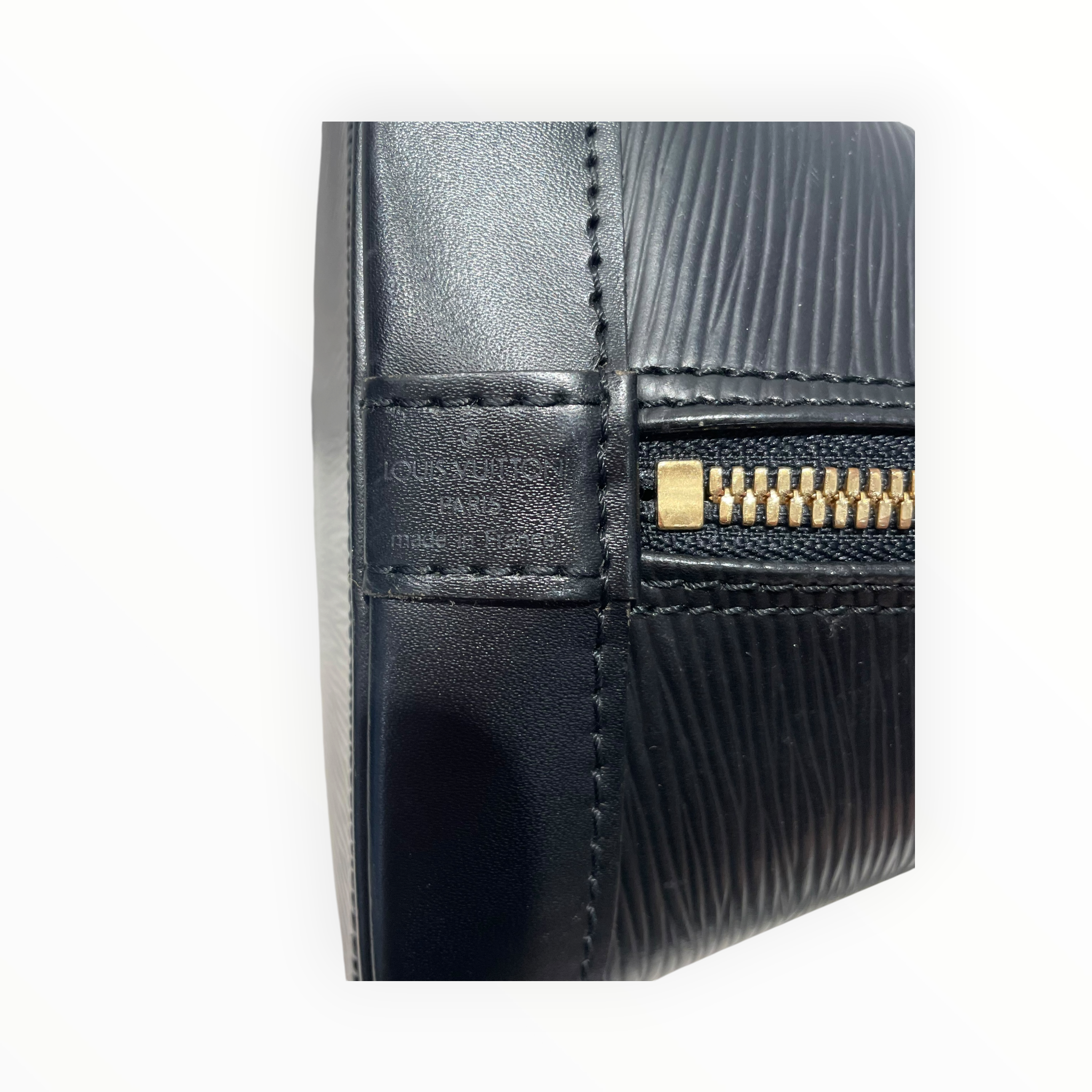 LOUIS VUITTON/Bag/Leather/BLK/akma pm epi view 4