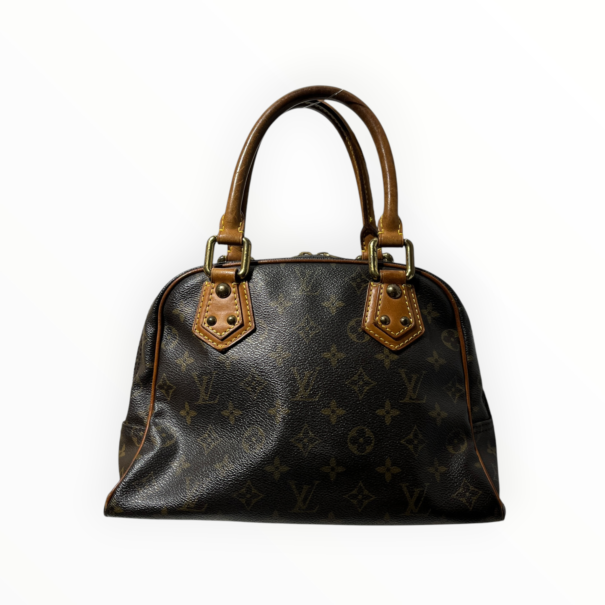 LOUIS VUITTON/Hand Bag/Leather/BRW/manhattan pm view 2