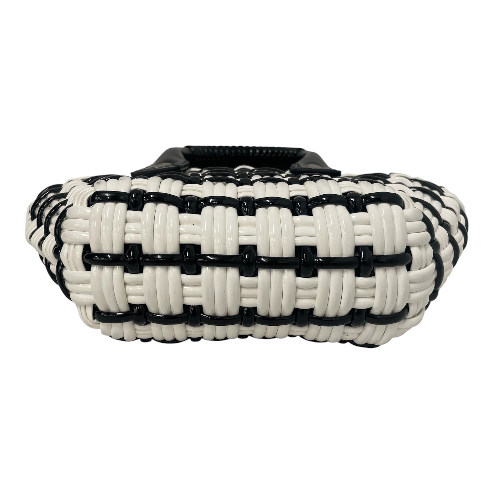 BALENCIAGA/Tote Bag/BLK/BLACKWHITEBASKETWEAVE view 3