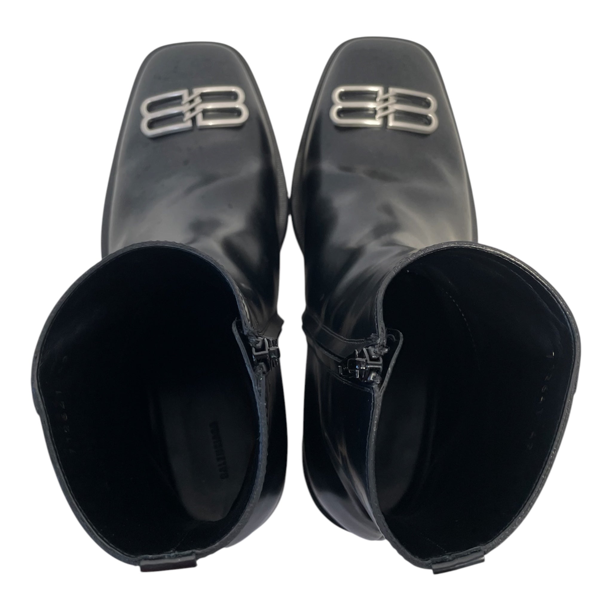 BALENCIAGA/Chelsea Boots/EU 42/Leather/BLK/bb boots view 3