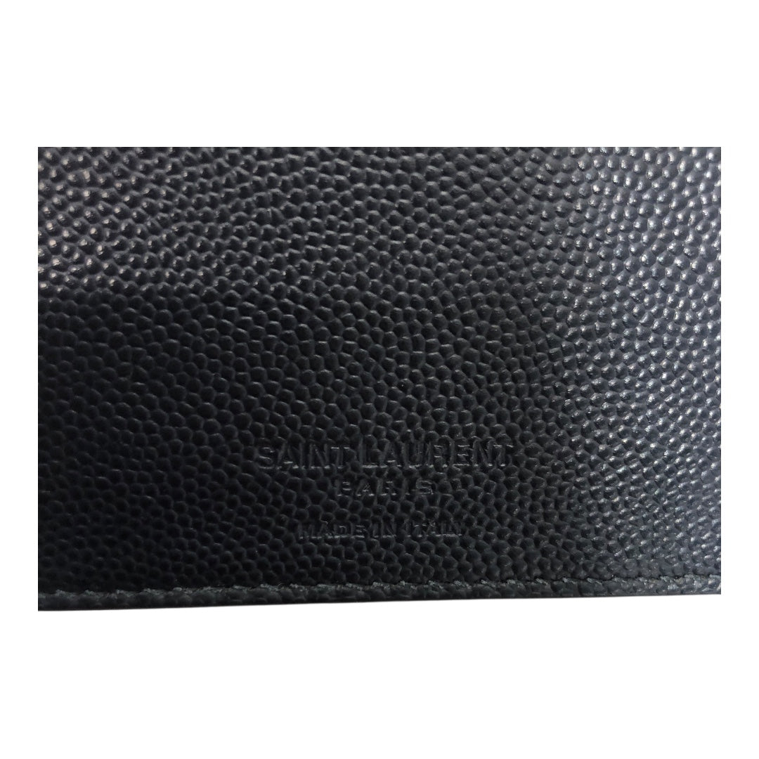 SAINT LAURENT/Bifold Wallet/Leather/BLK/Bifold Wallet w Money Clip view 5