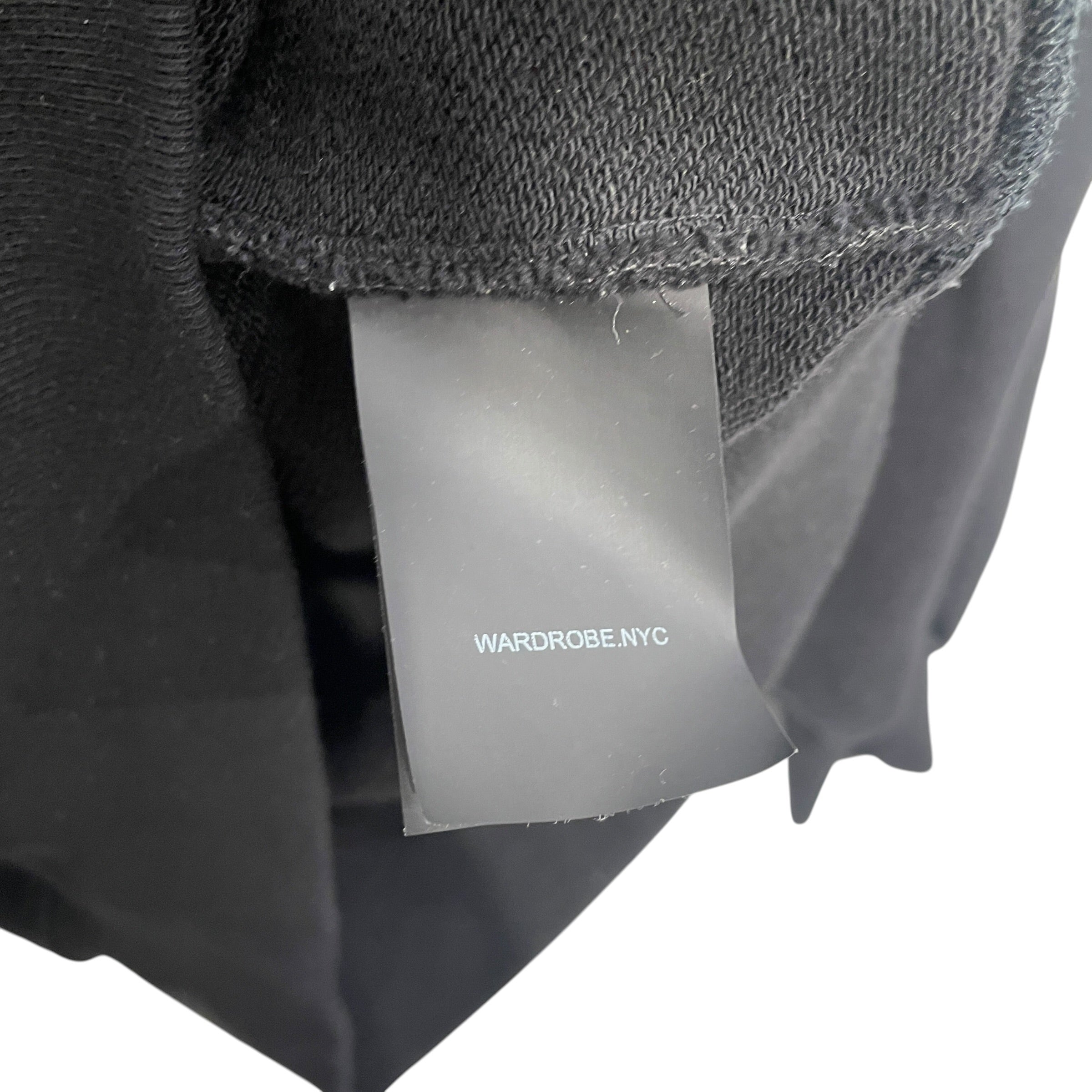 WARDROBE NYC/Heavy Sweater/L/Cotton/BLK/SHOULDER PADDED CREWNECK view 3