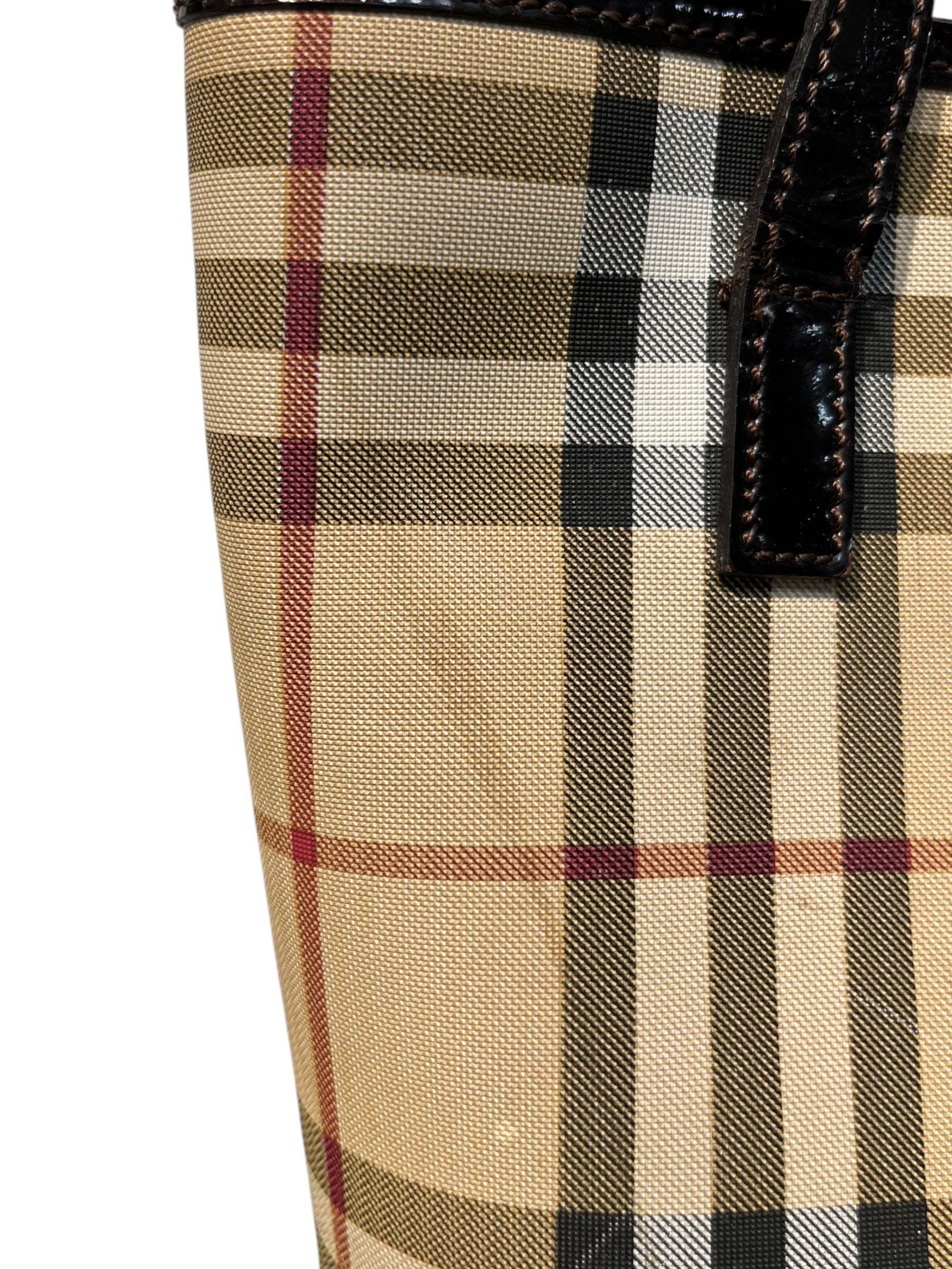 BURBERRY/Tote Bag/Gingham Check/Polyester/CML/BUCKET TOTE view 8
