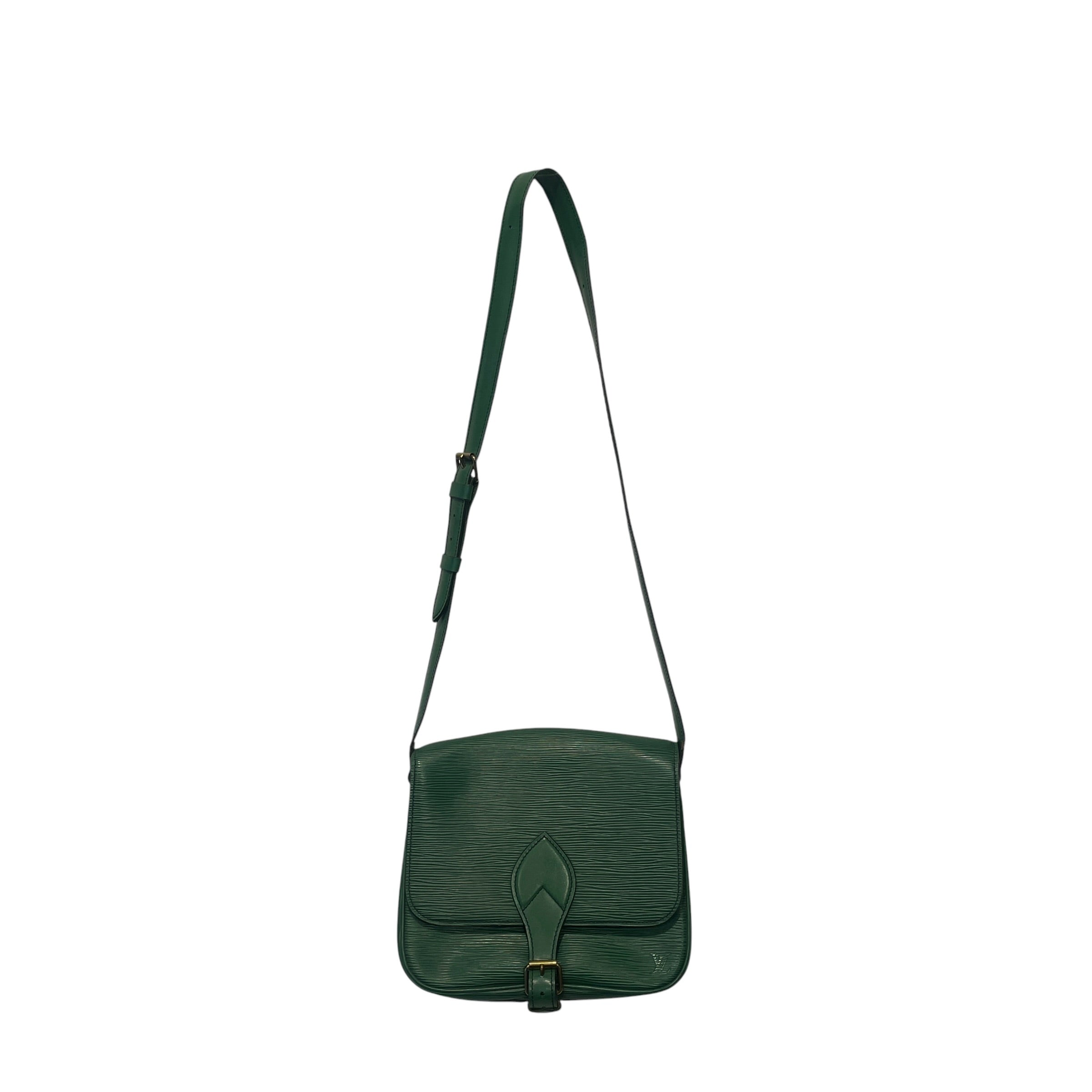 LOUIS VUITTON/Cross Body Bag/Leather/GRN/CARTOUCHIERE/EPI LEATHER/GOLD view 1