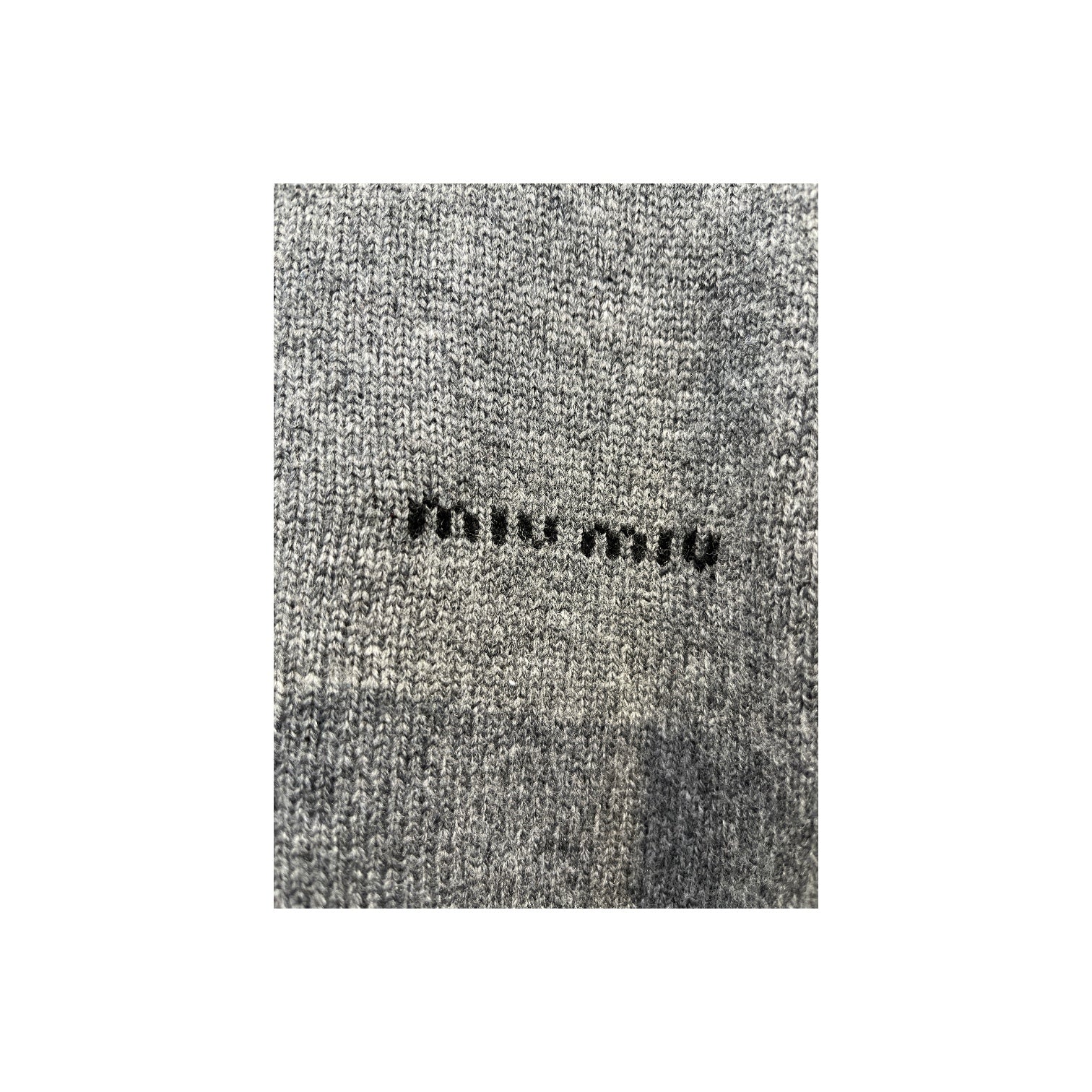 MIU MIU/LS Shirt/L/Wool/GRY/ls knit view 4