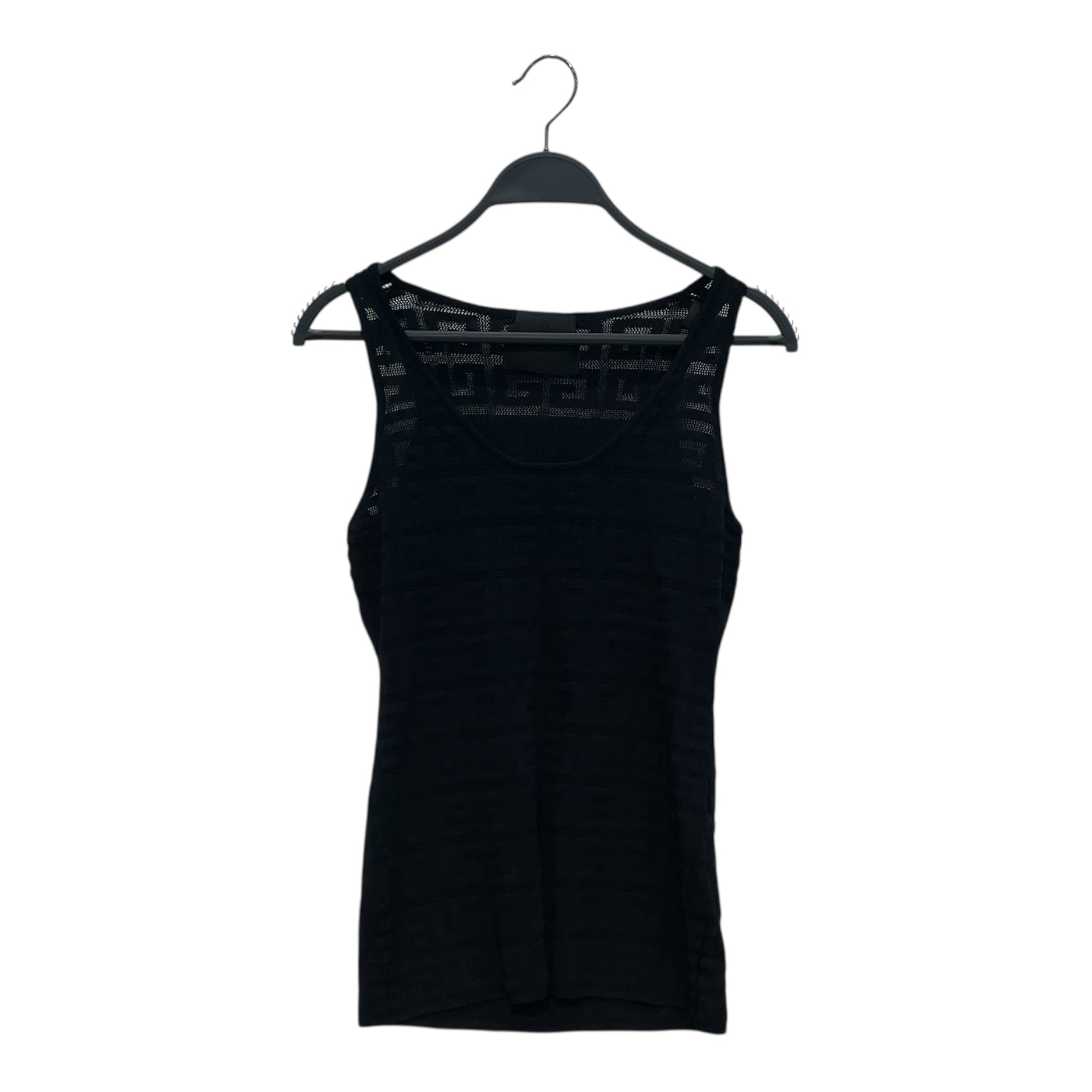 GIVENCHY/SL Blouse/M/Monogram/BLK/MESH VICOSE TANK TOP view 2