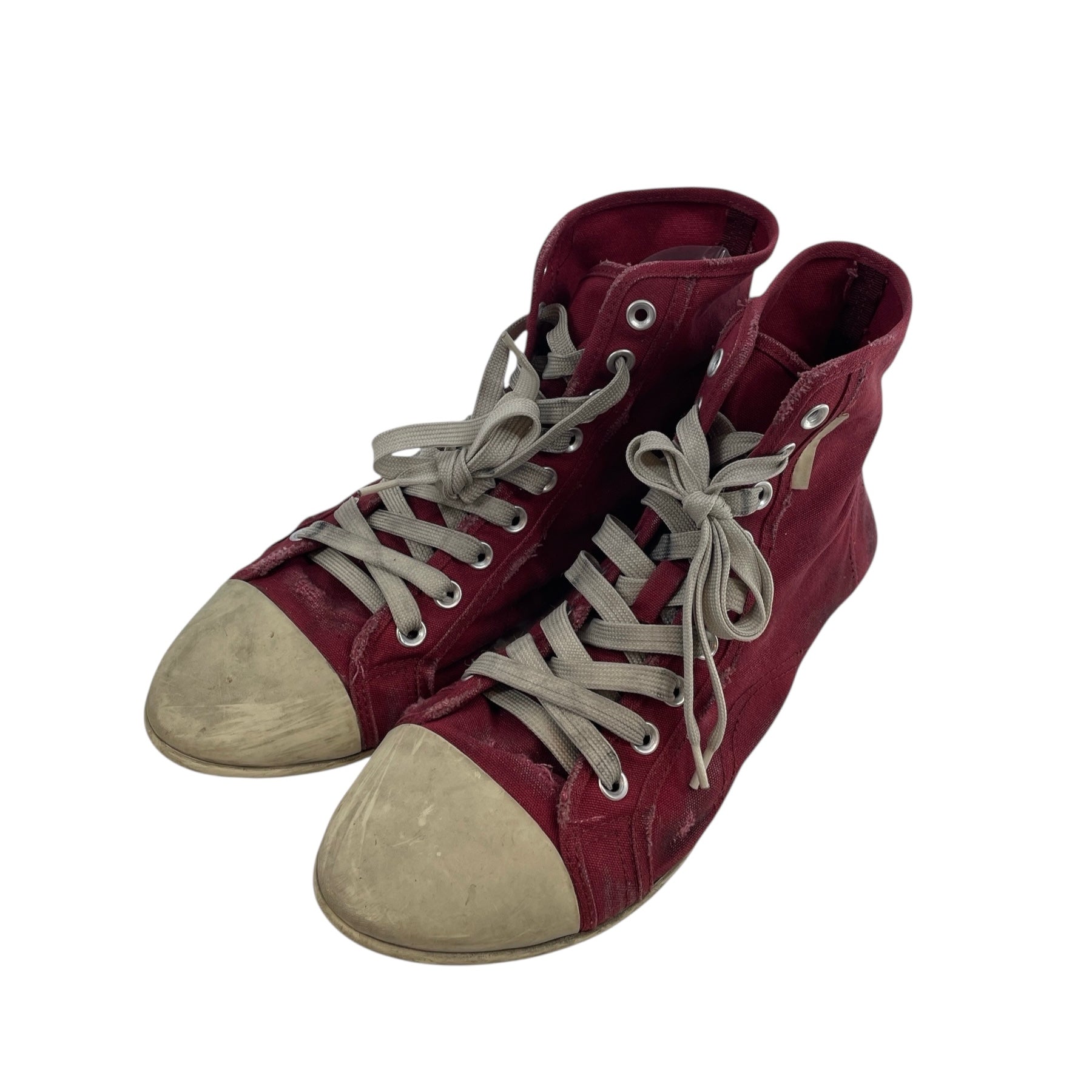 BALENCIAGA/Hi-Sneakers/EU 42/Cotton/RED/PARIS ULTRA FLAT view 1