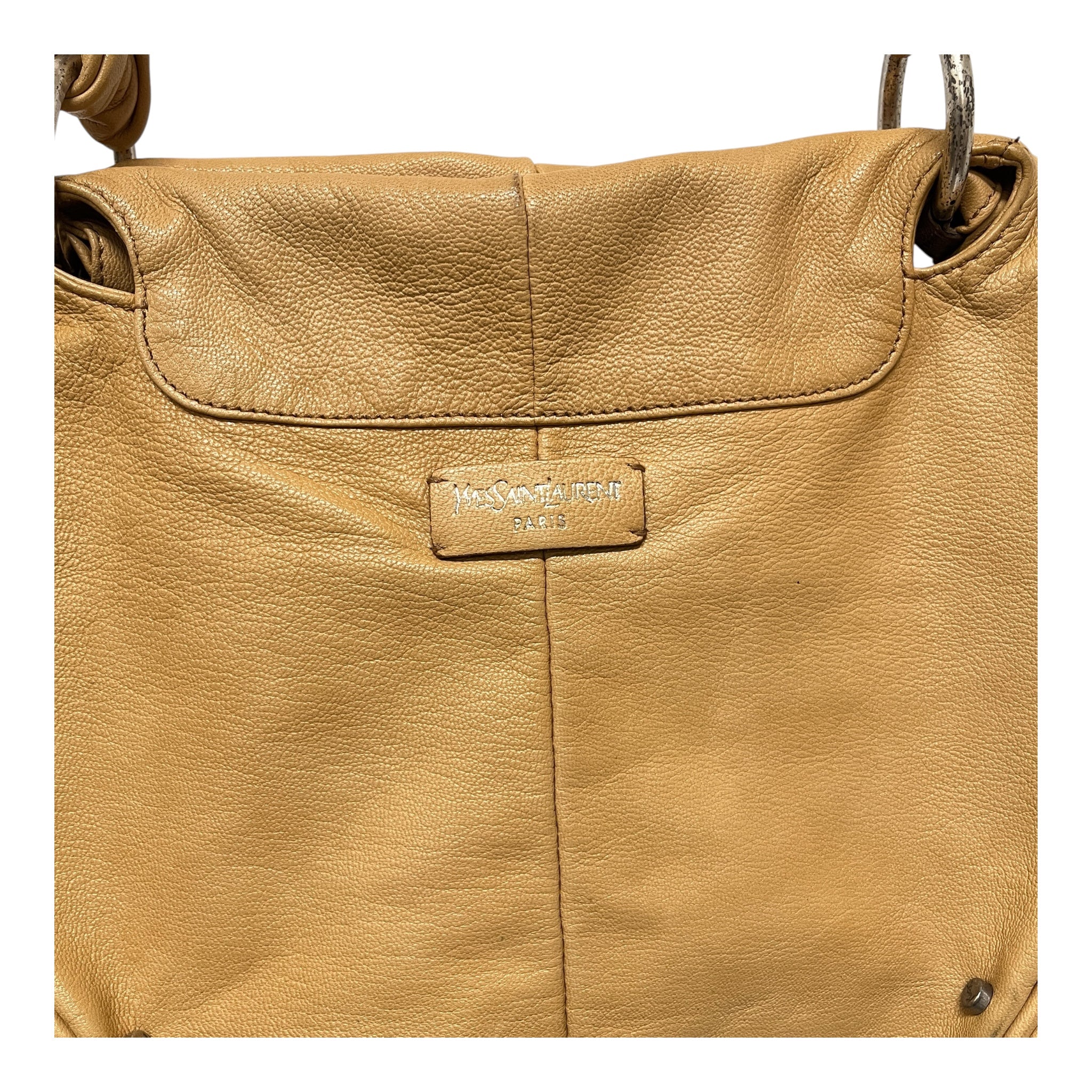 YVES SAINT LAURENT/Hand Bag/Leather/BEG/YSL HAND BAG view 3