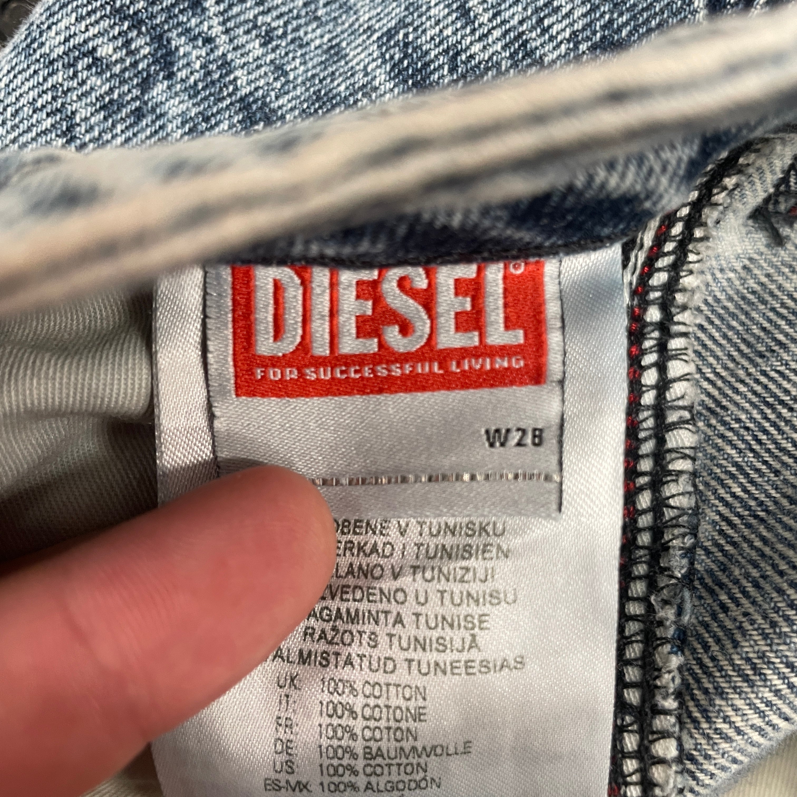 DIESEL/Bottoms/28/Cotton/BLU/CARGO view 4