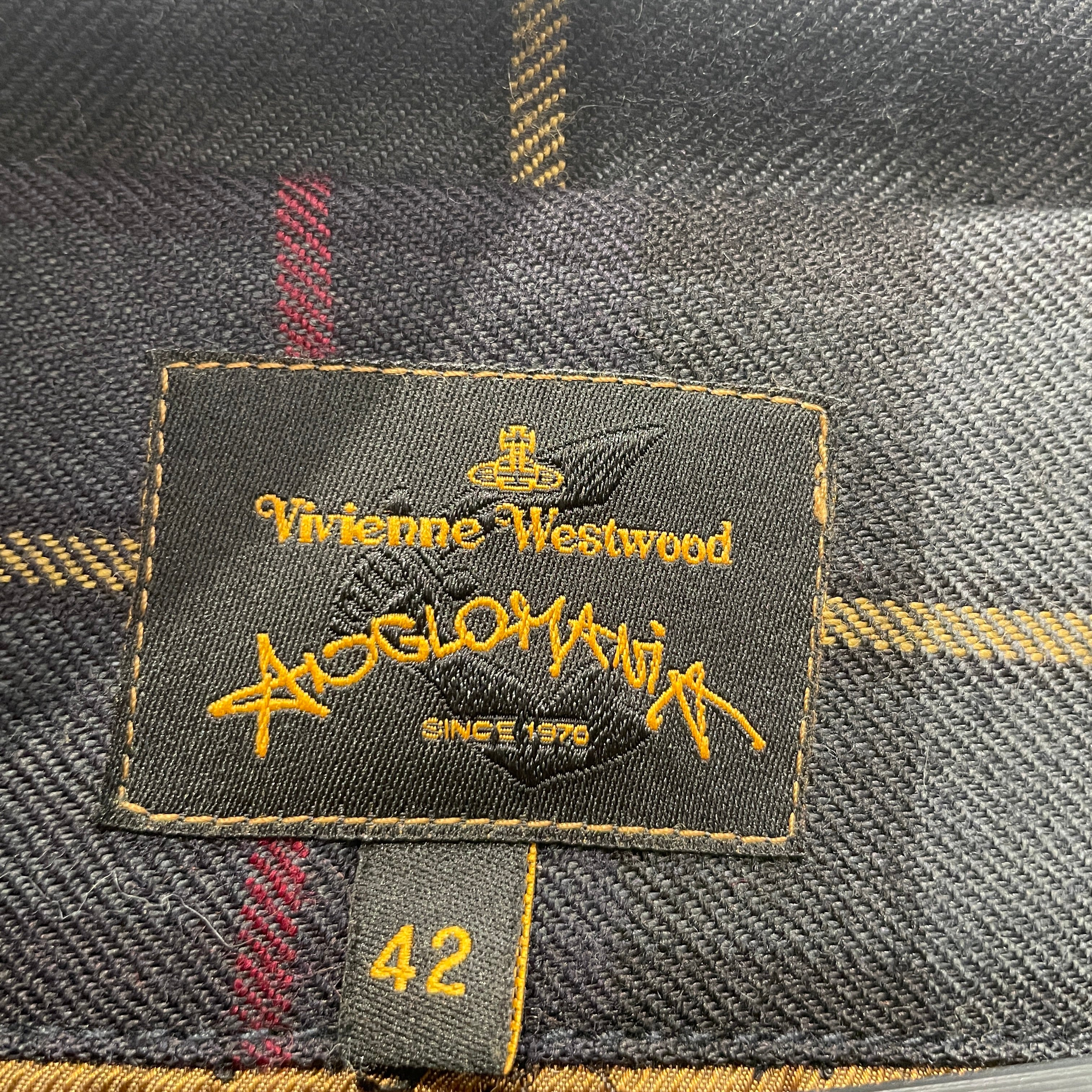 Vivienne Westwood/Jacket/42/Hombre Check/Cotton/MLT/ view 3