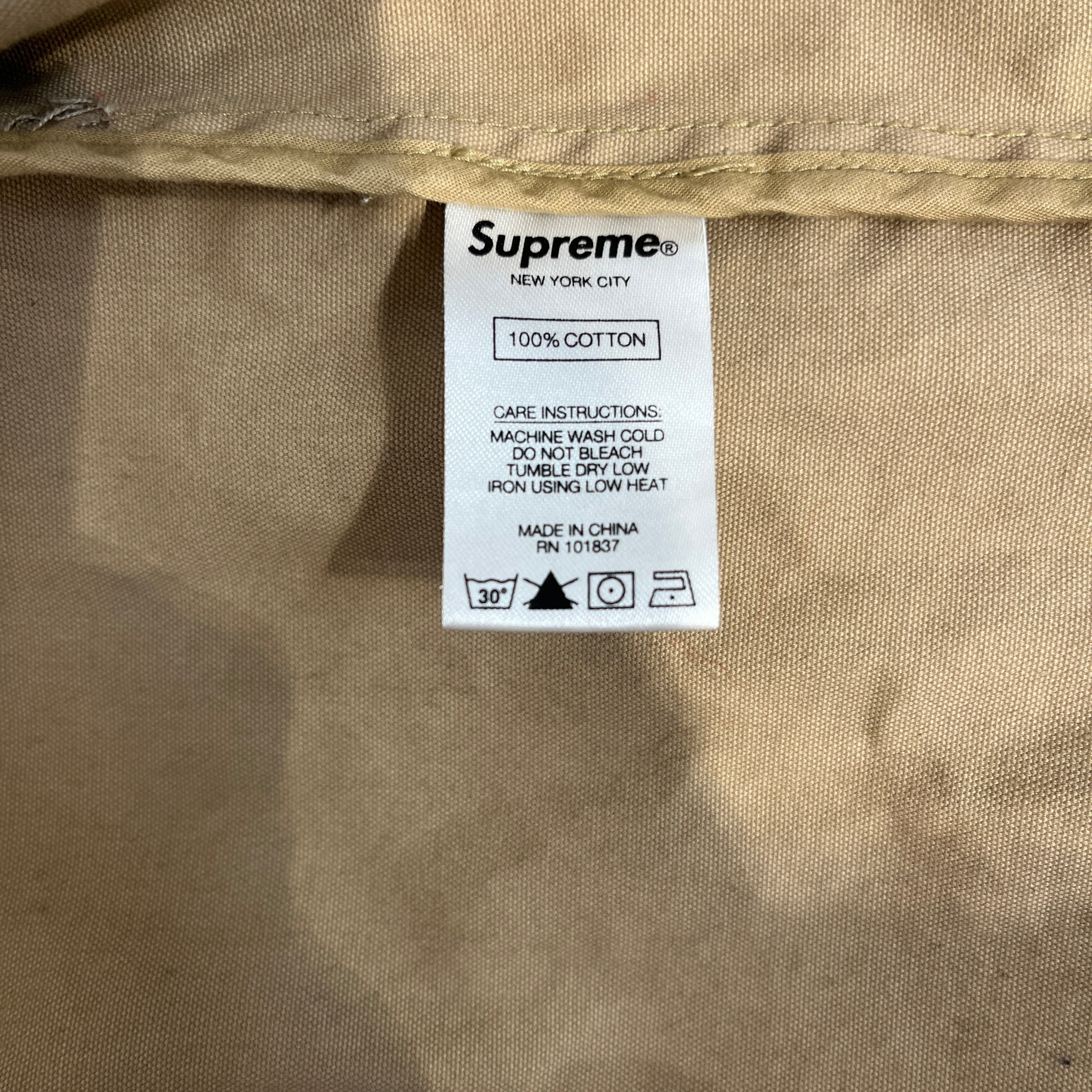 Supreme/Military Jkt/M/Cotton/KHK/Single Breasted/Camouflage/FW19 Field Jacket view 4
