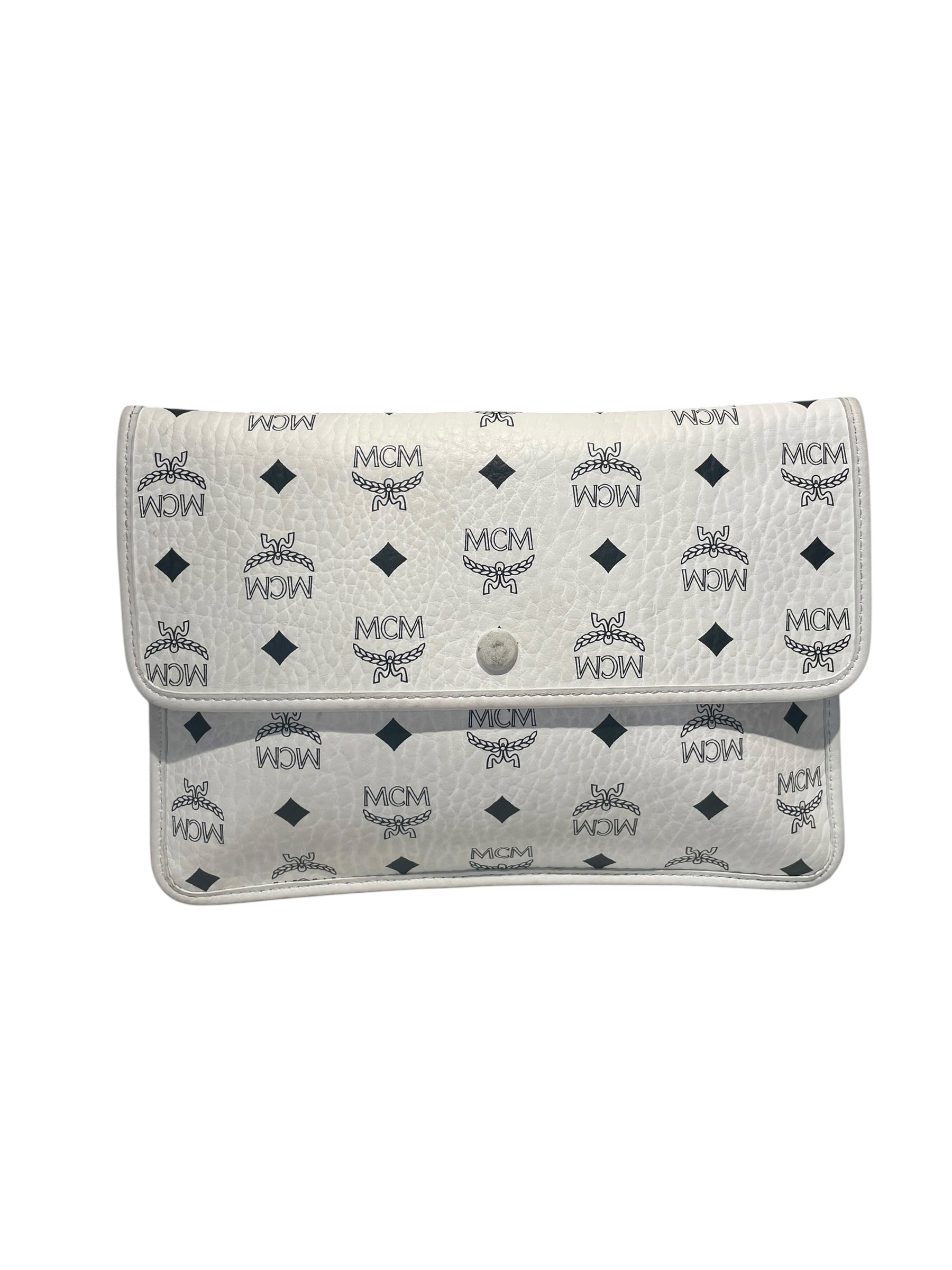 MCM/Wallet/Monogram/WHT/L's/Canvas Visetos patch view 1