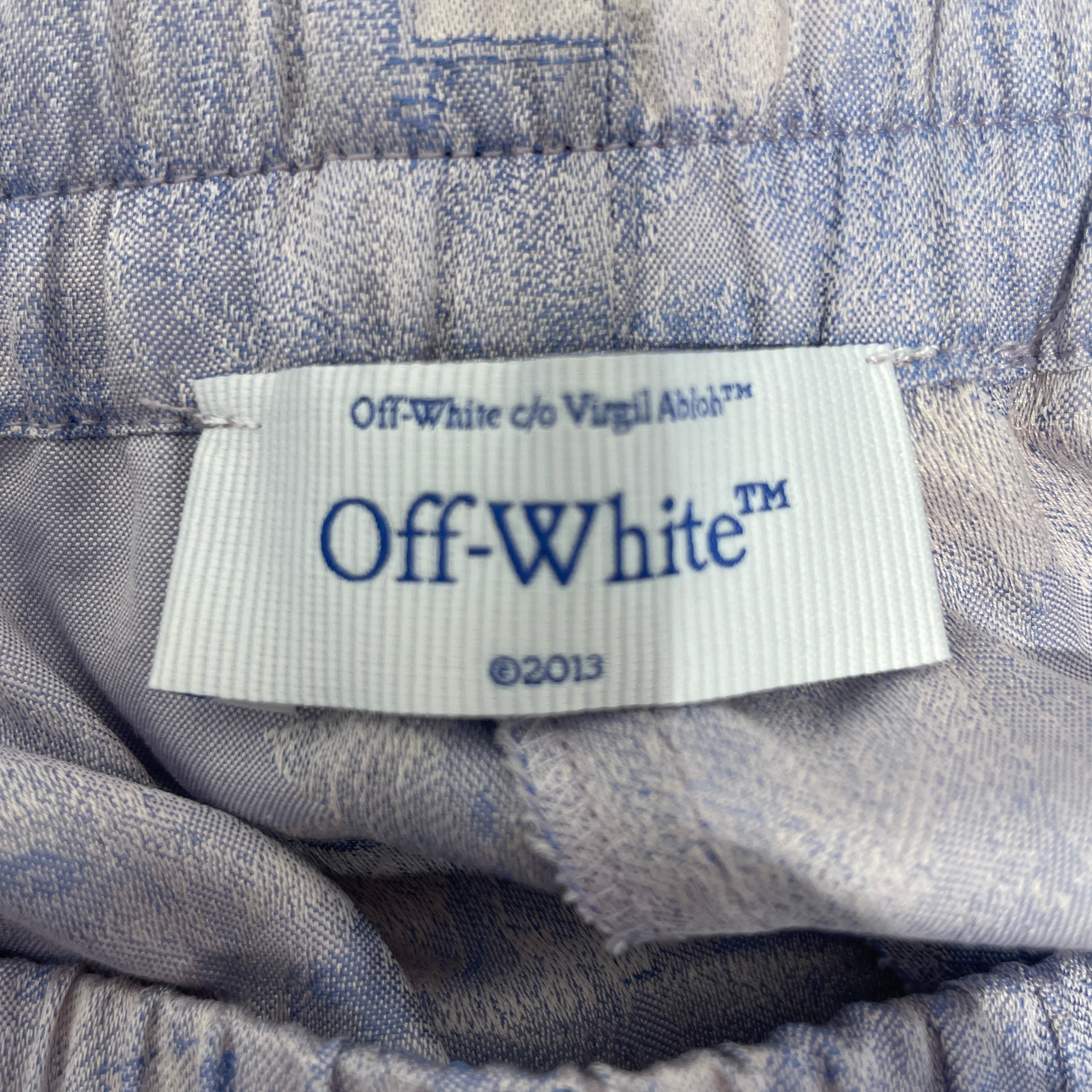 OFF-WHITE/Shorts/40/All Over Print/Acrylic/PPL/ view 3