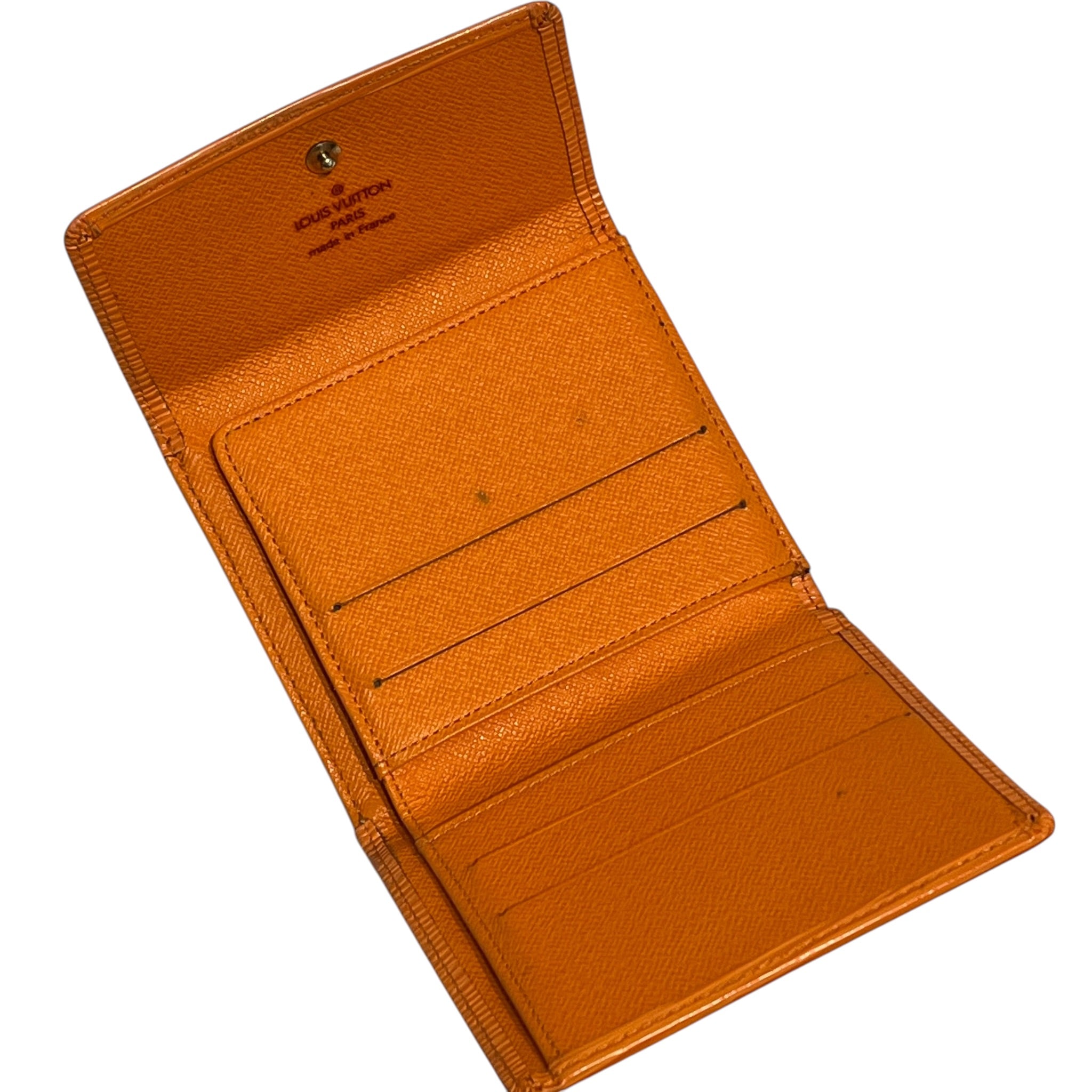 LOUIS VUITTON/Trifold Wallet/Monogram/Leather/ORN/M's/org epi leather wallet view 12
