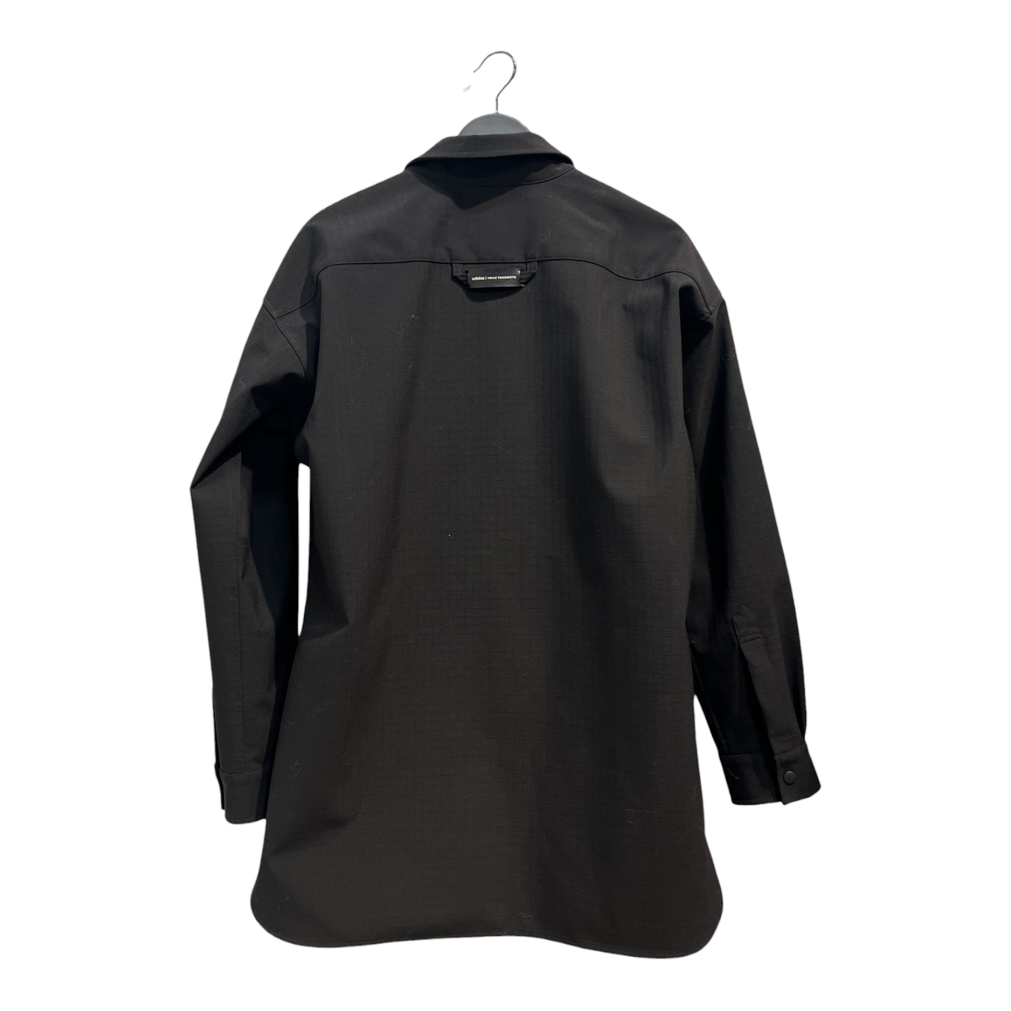 YOHJI YAMAMOTO/adidas/Jacket/S/Wool/BLK/zip up view 2