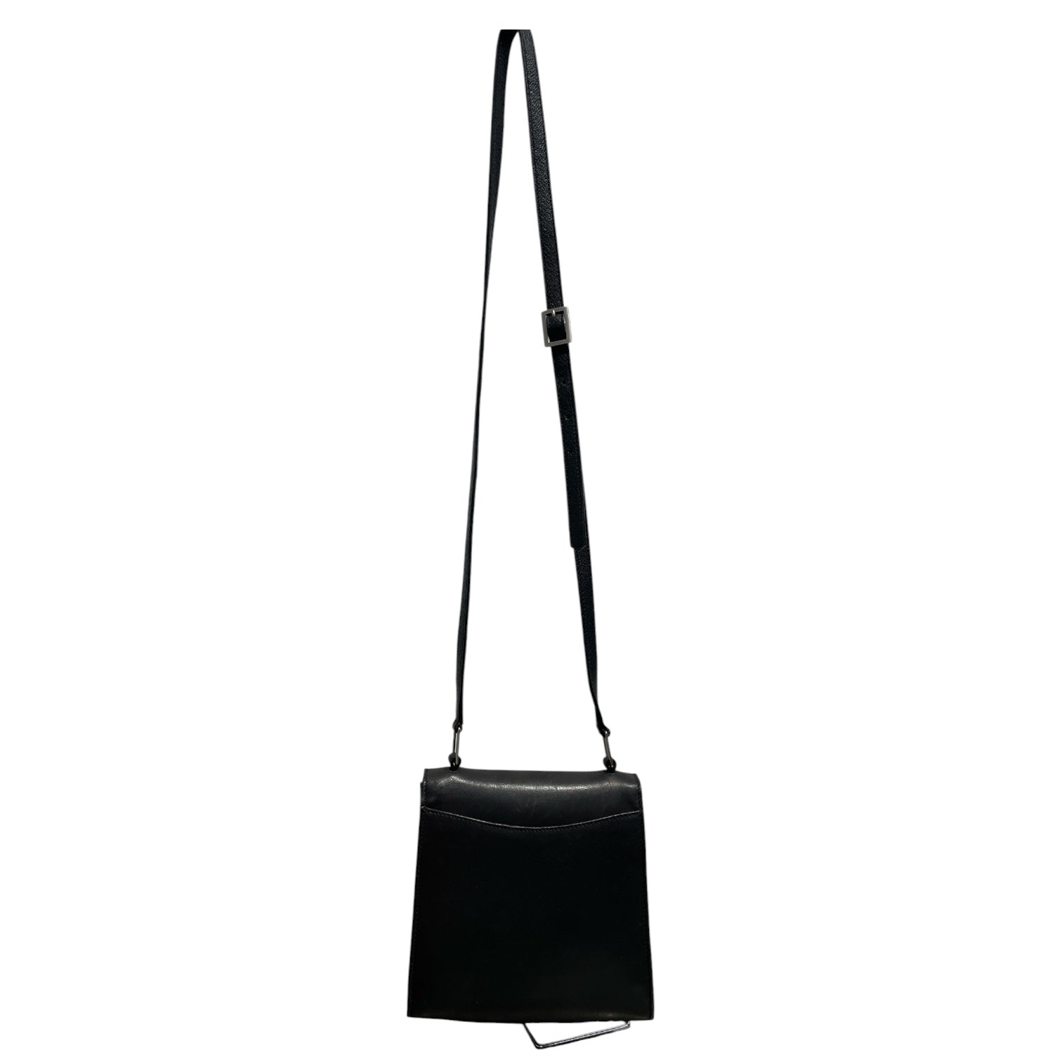 Mark Cross(MARK CROSS 1845)/Cross Body Bag/Leather/BLK/Black Leather Crossbody Bag view 2