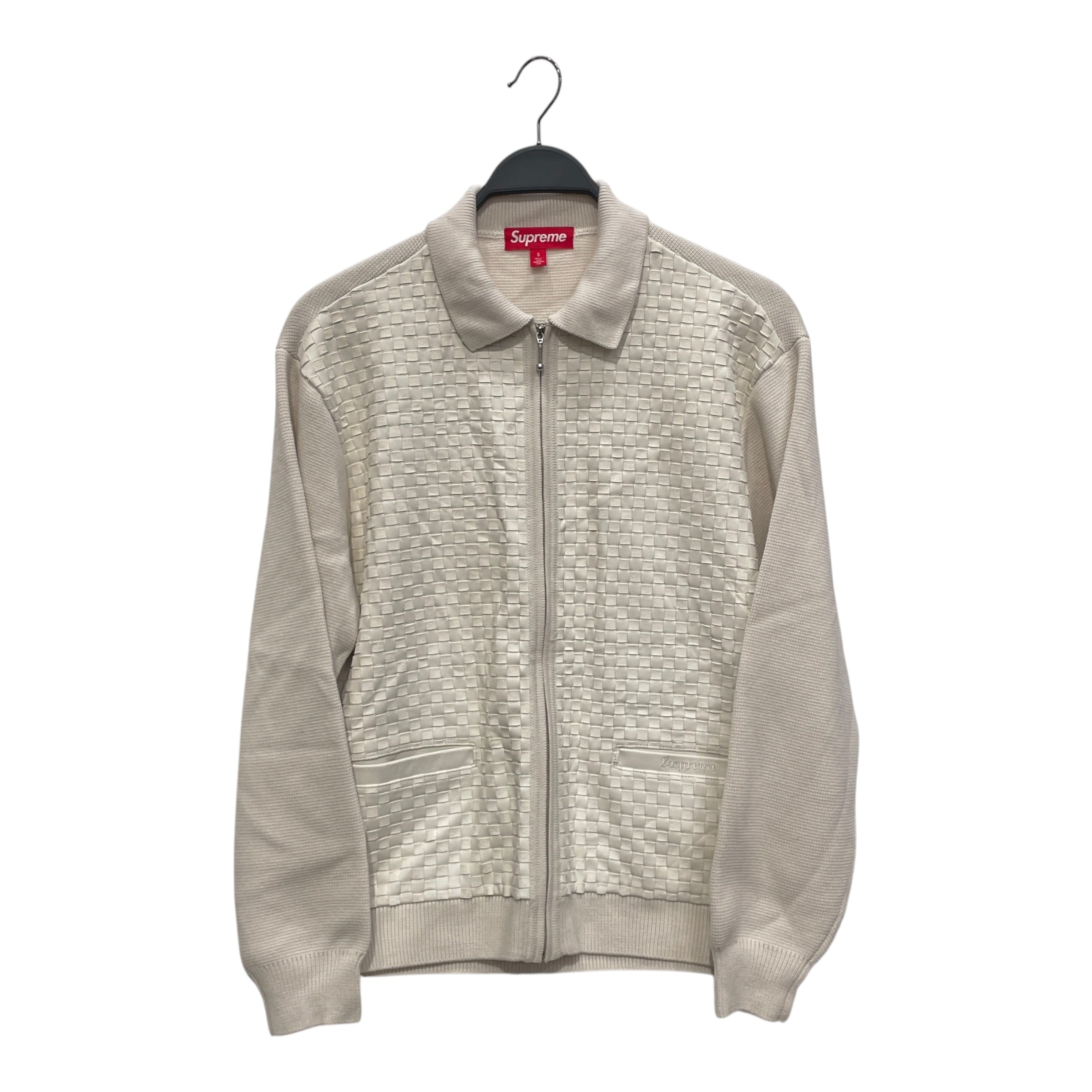 Supreme/Jacket/S/Acrylic/CRM/CROCHET ZIP-CARDIGAIN view 1