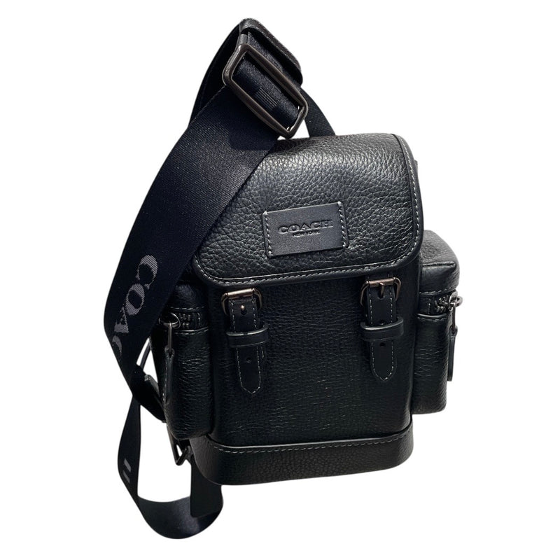 COACH/Cross Body Bag/Leather/BLK/