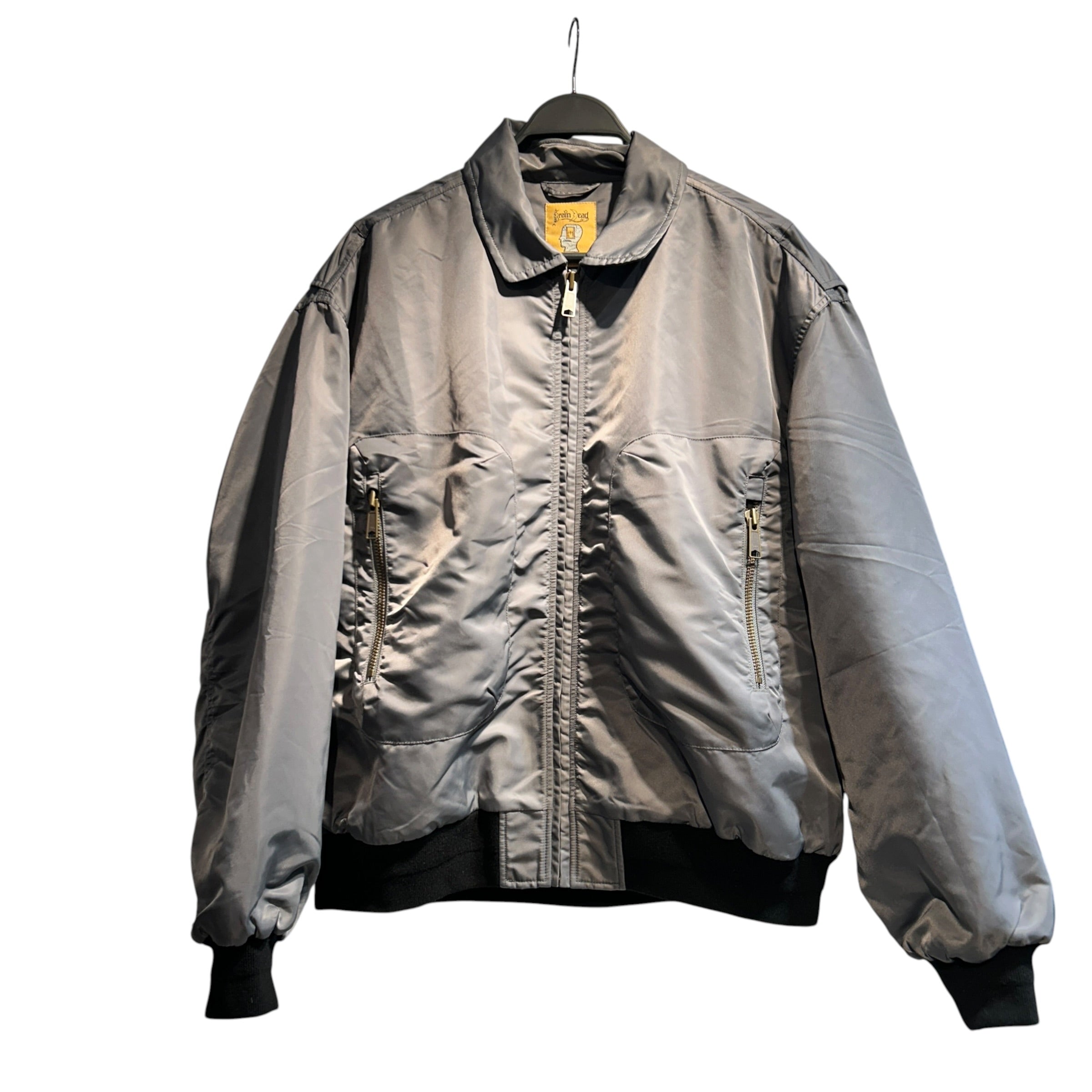 Brain Dead/Jacket/L/Nylon/GRY/ view 1